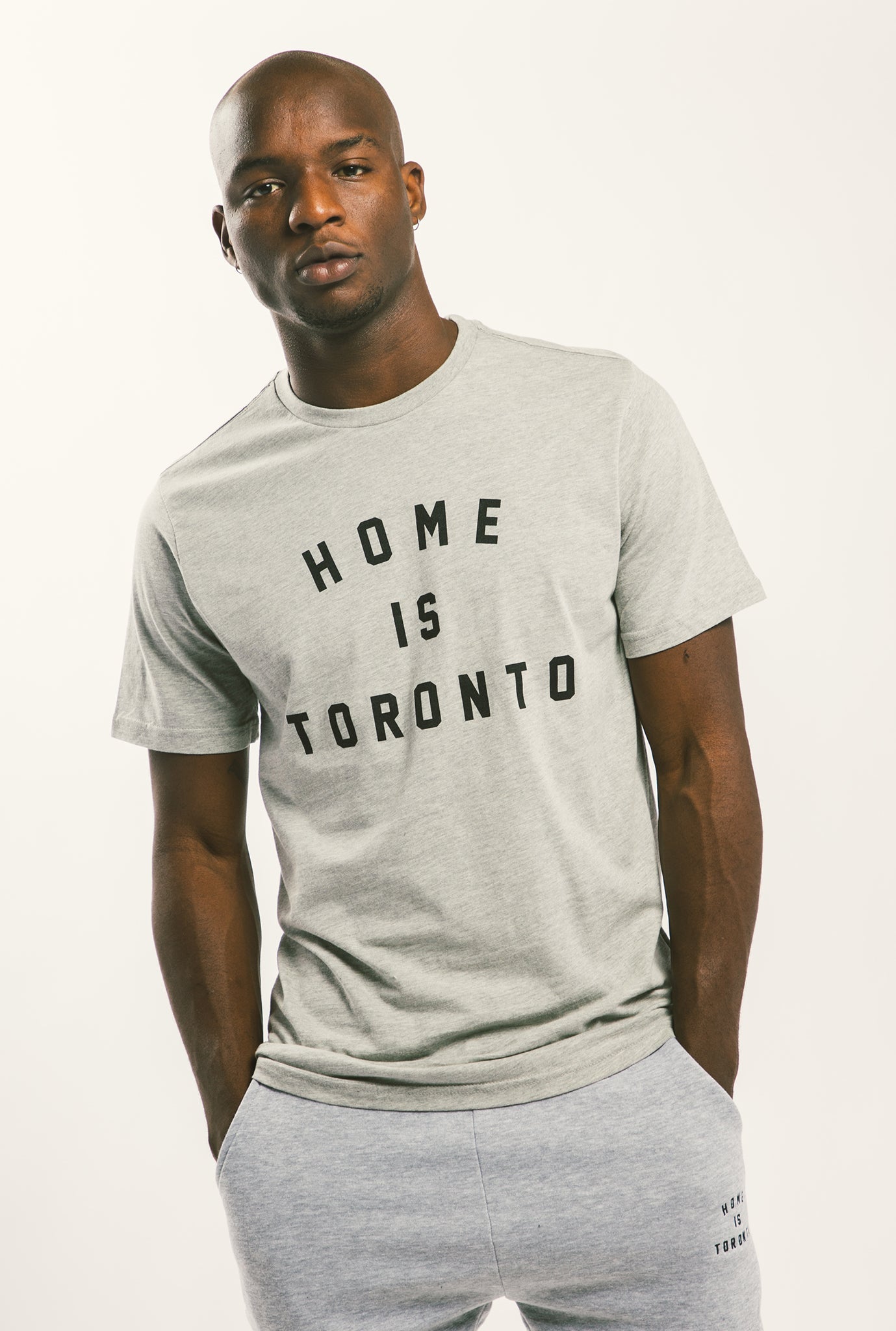 Home is Toronto Varsity T-Shirt - Grey