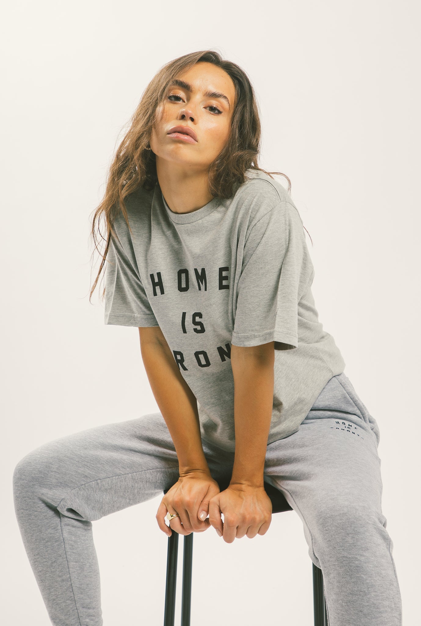 Home is Toronto Varsity T-Shirt - Grey