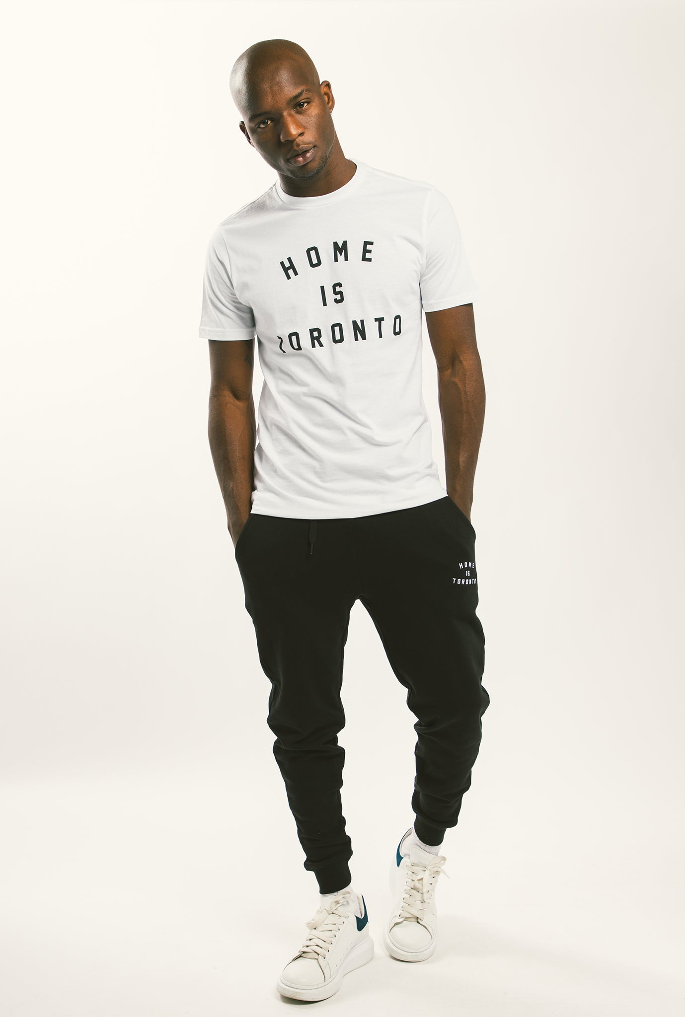Home is Toronto Varsity T-Shirt - Weiß