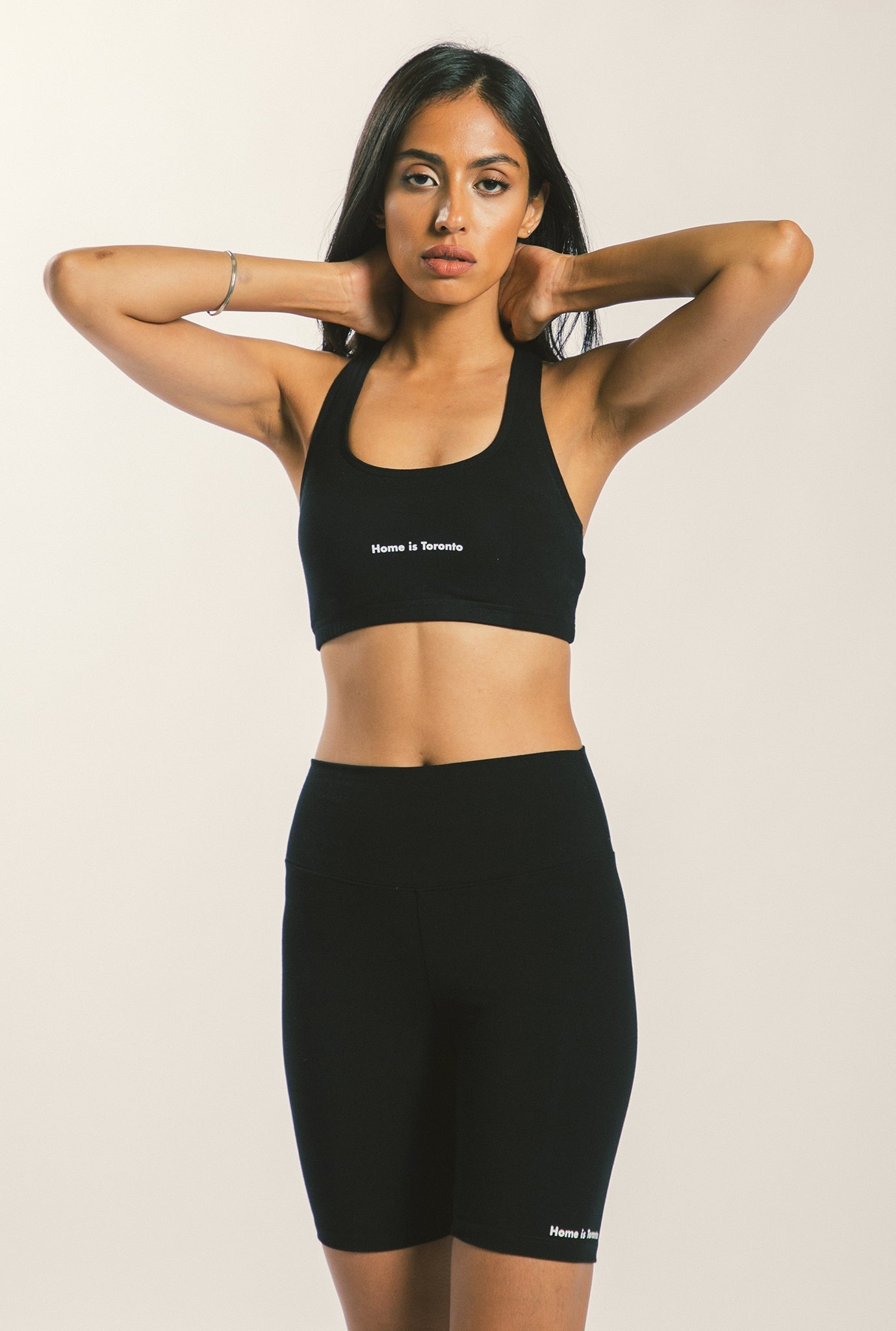 Home is Toronto Minimal Bra Top - Black