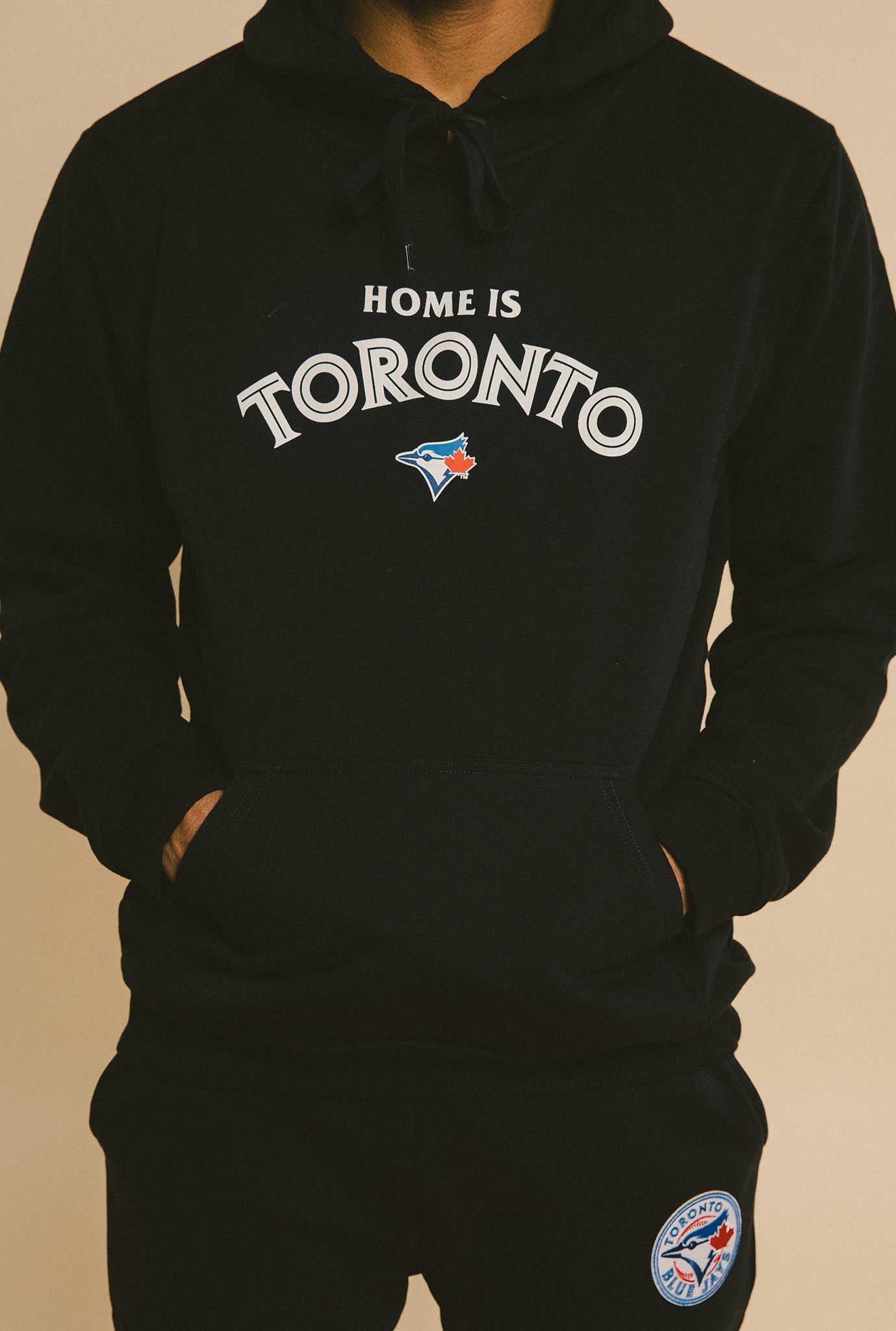 Toronto Blue Jays™ Home is Toronto Classic Logo Hoodie - Black