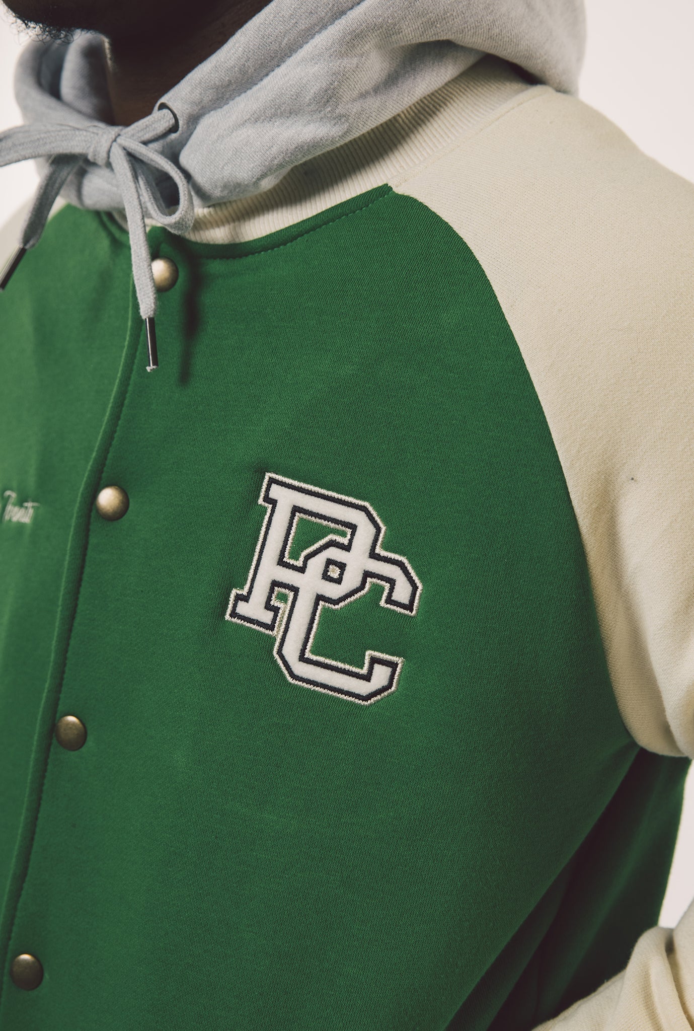 Home is Toronto Baseball Bomber - Kelly Green/Natural