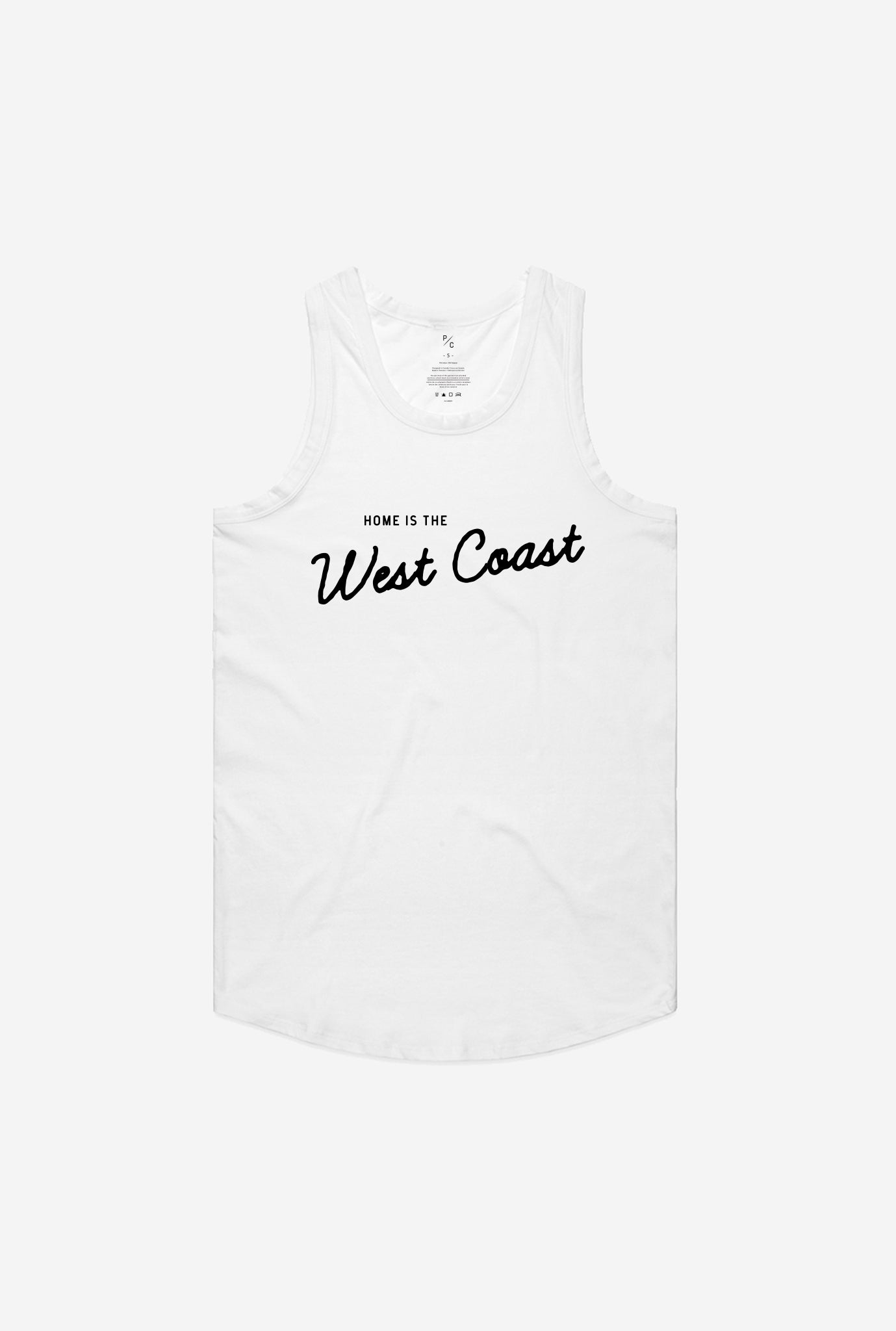 Home is the West Coast Tank - White