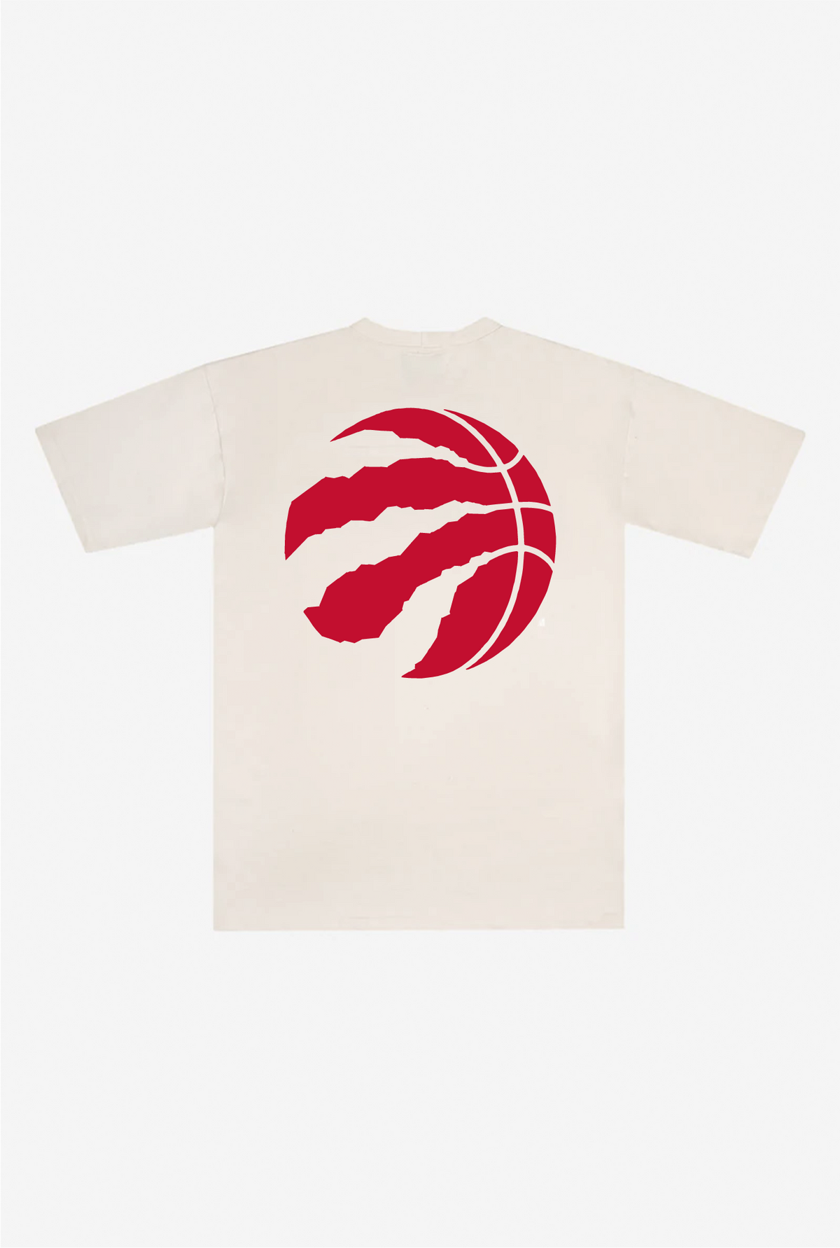 Toronto Raptors Heavyweight T-Shirt - Natural/Red