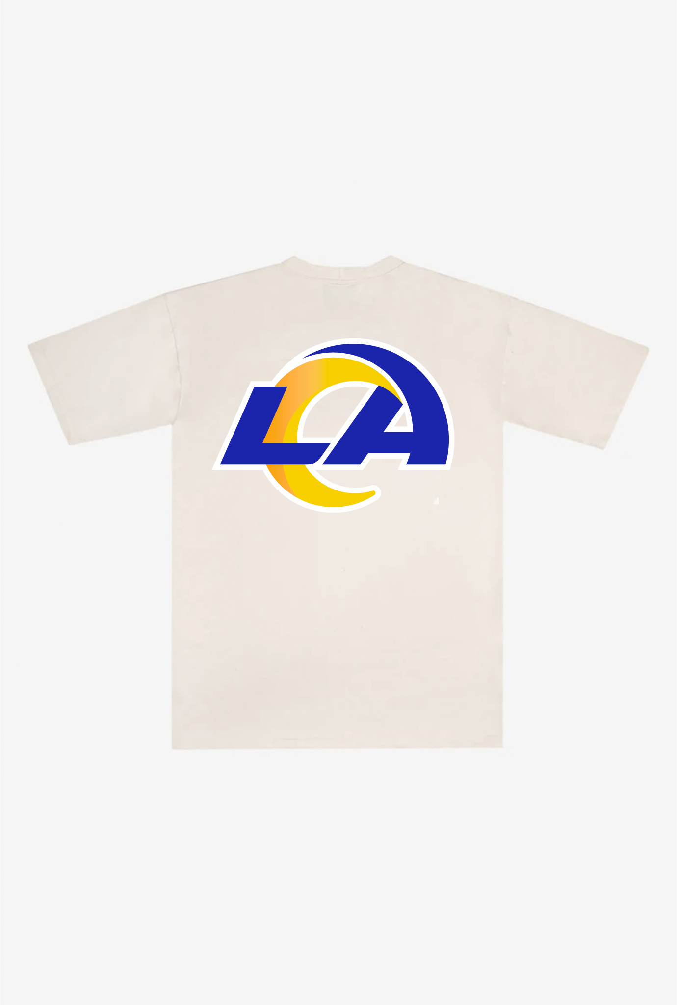 Schweres T-Shirt der Los Angeles Rams – Natur