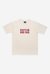 Boston Red Sox Schweres T-Shirt - Natur
