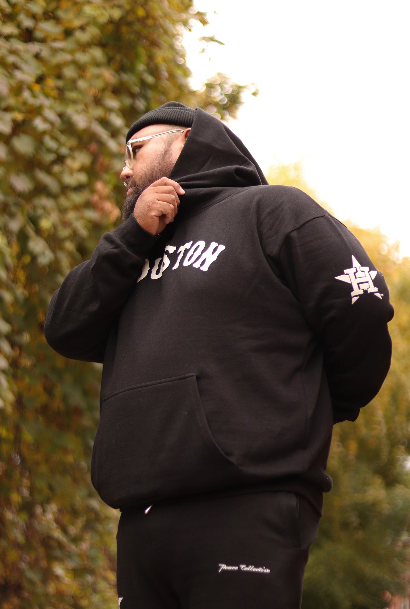 Houston Astros Essential Heavyweight Hoodie - Black