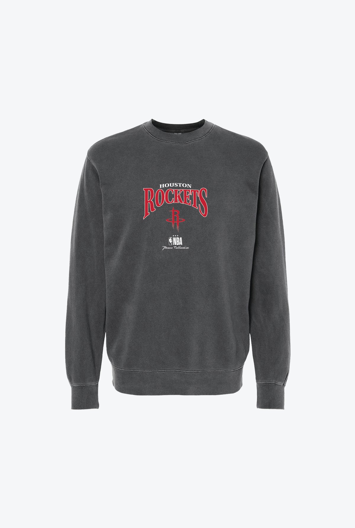 Houston Rockets Pigment Dye Crewneck - Black