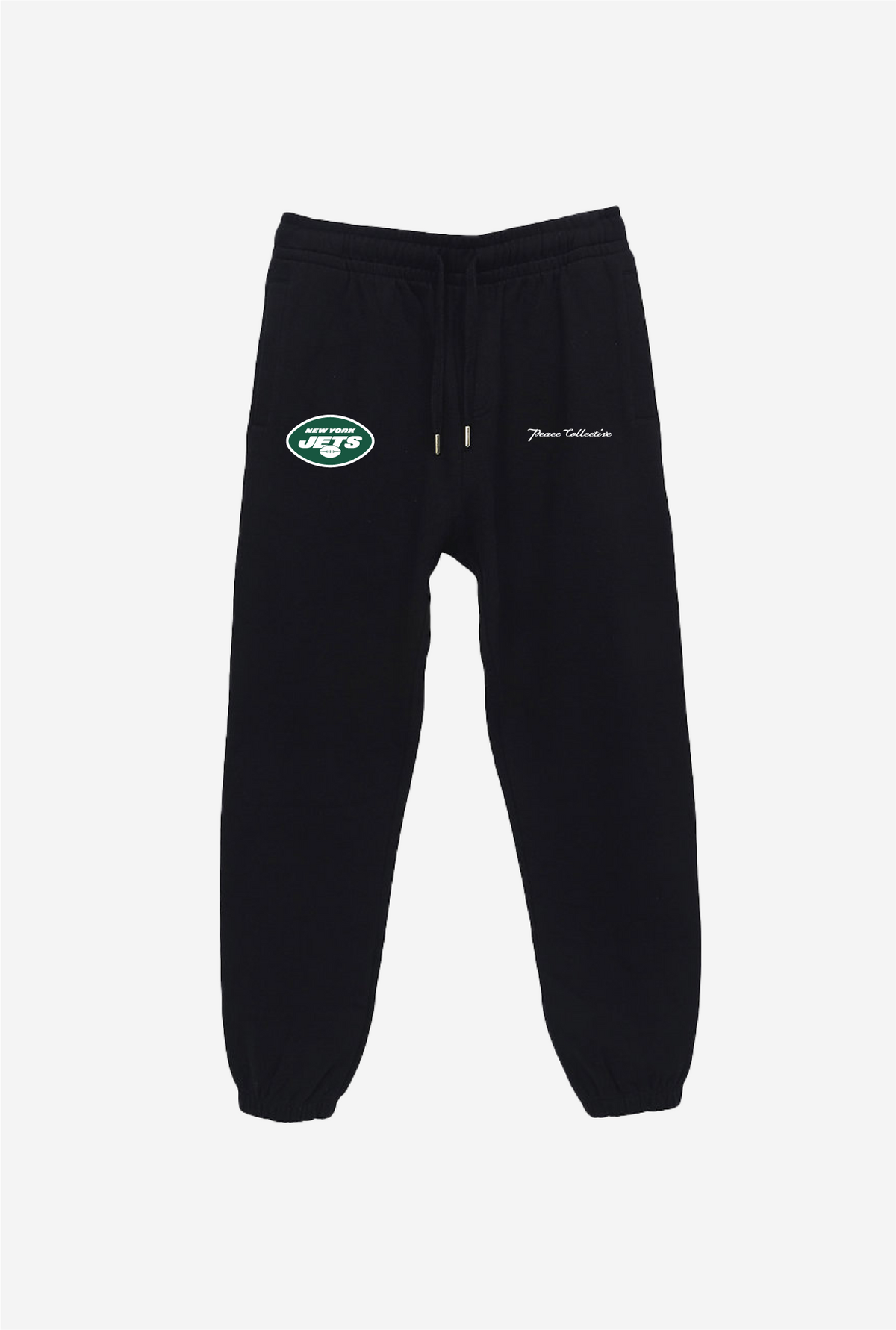 Pantalon de jogging épais avec logo des New York Jets - Noir