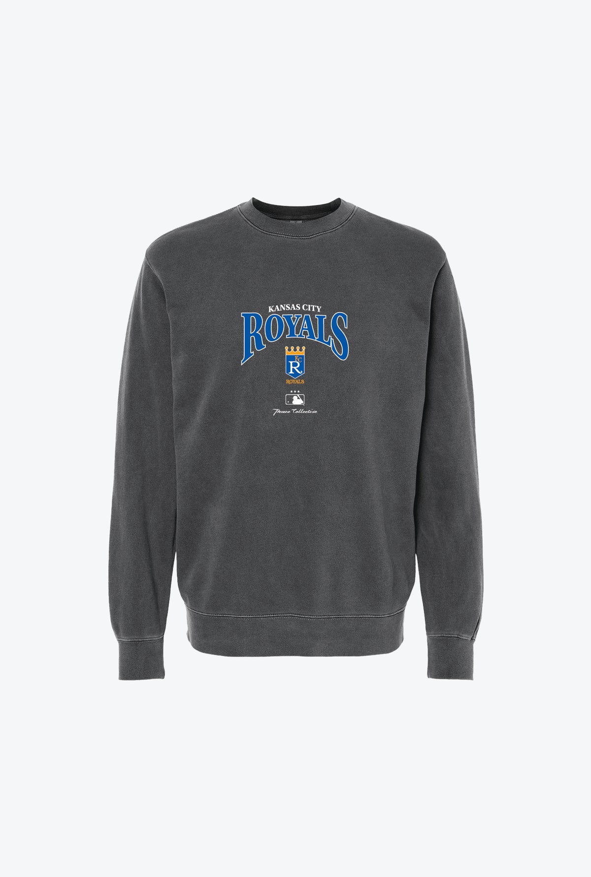 Kansas City Royals Pigment Dye Crewneck - Black