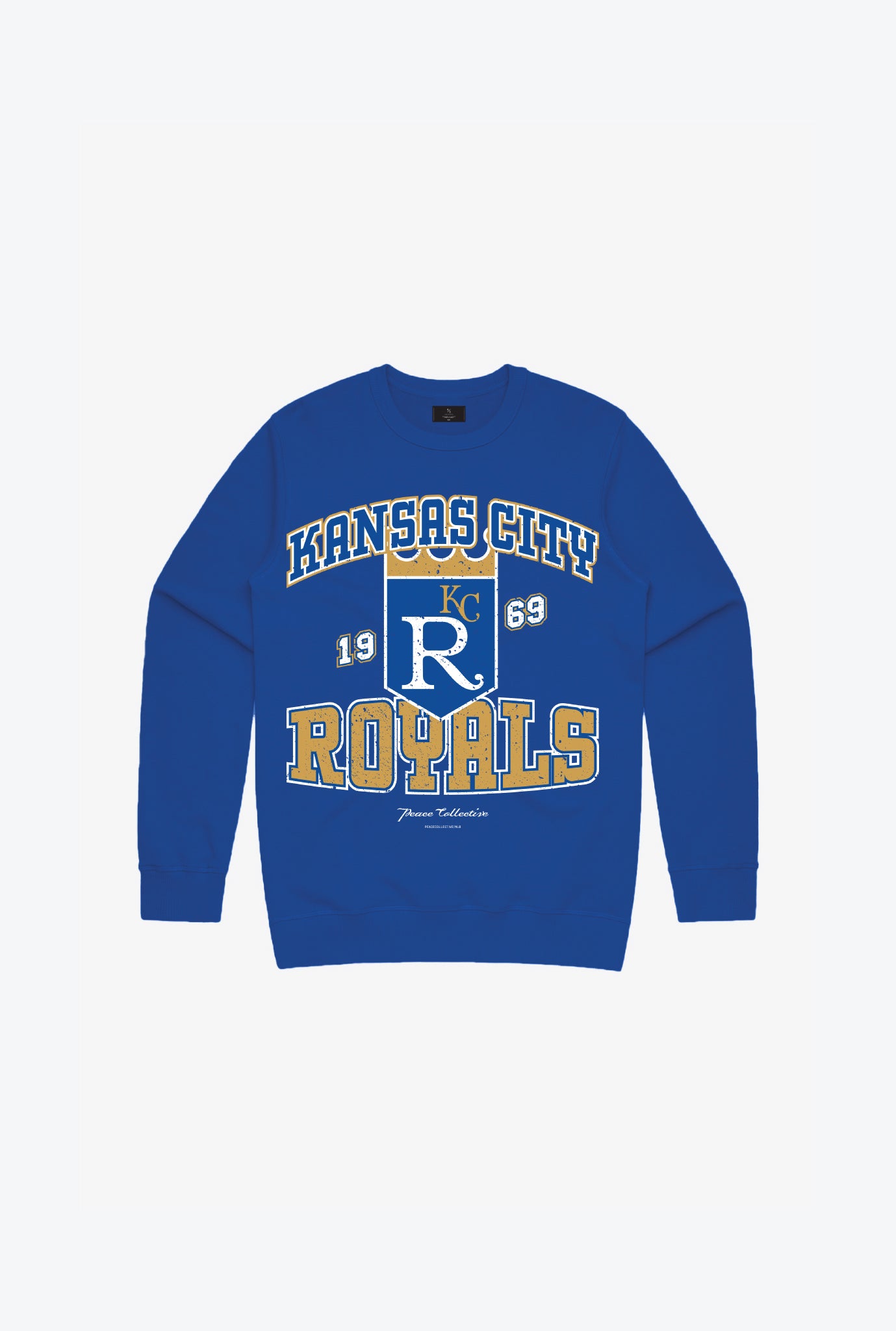 Kansas City Royals Vintage Kids Crewneck - Royal