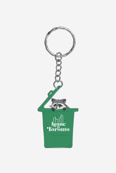 Home is Toronto Raccoon Keychain