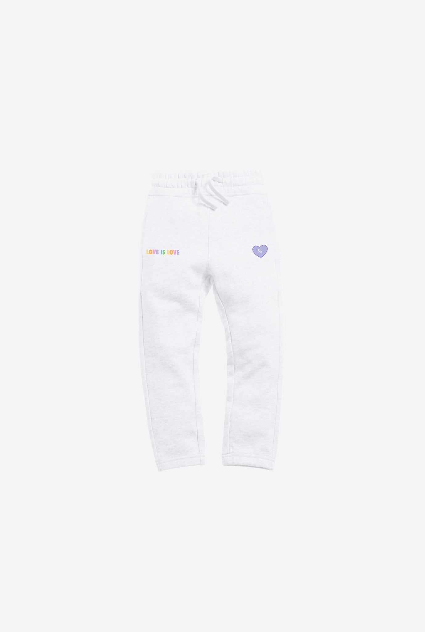 P/C x Care Bears Love is Love Kids Joggers - White