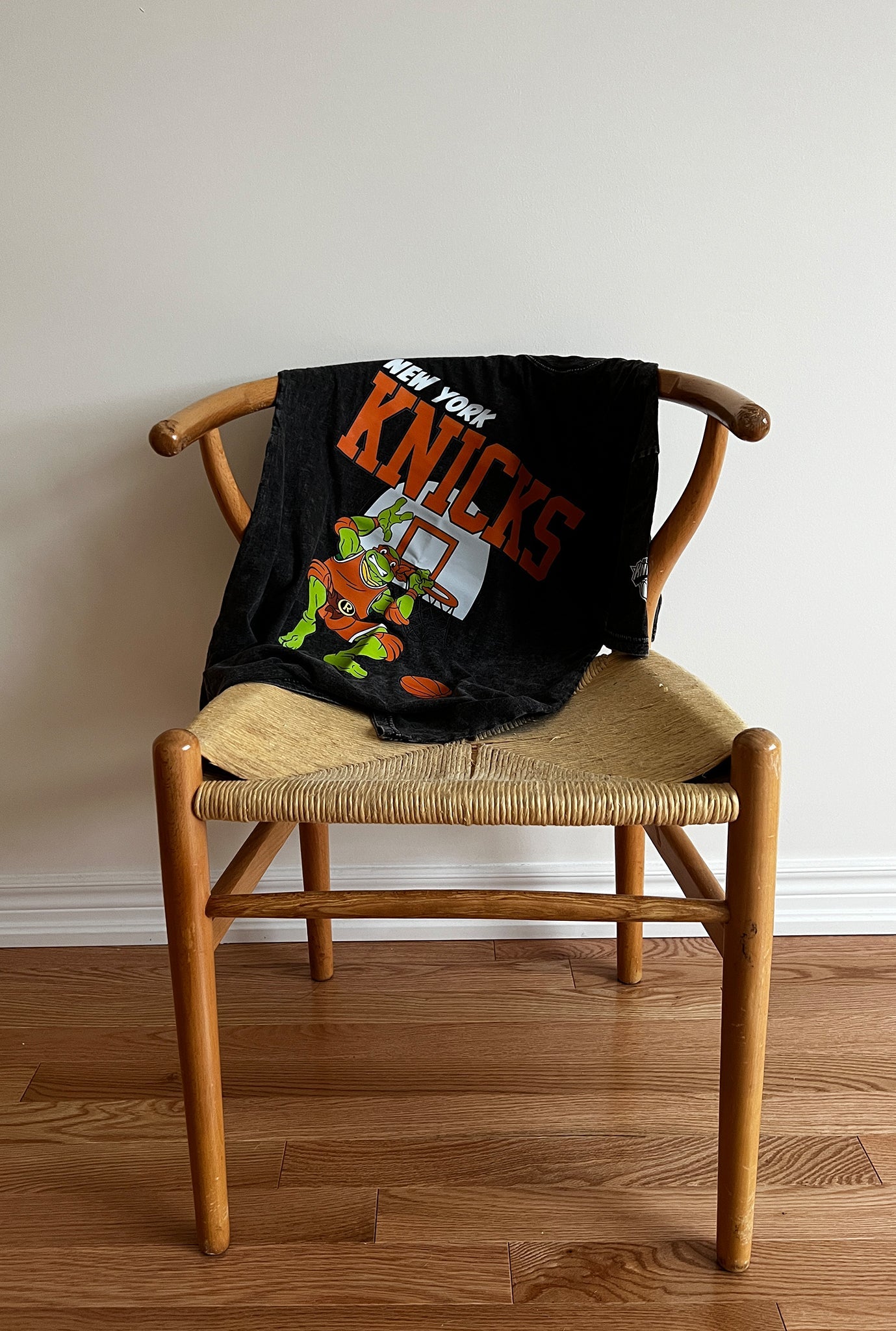 P/C x TMNT New York Knicks Stonewash T-Shirt - Black