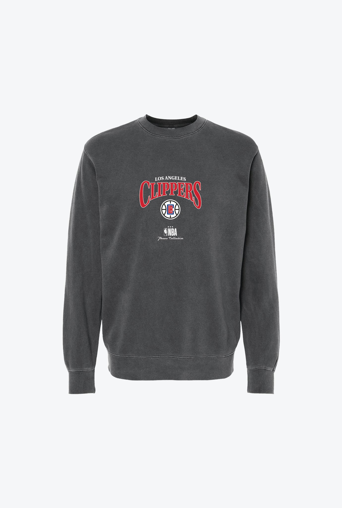 Los Angeles Clippers Pigment Dye Crewneck - Black