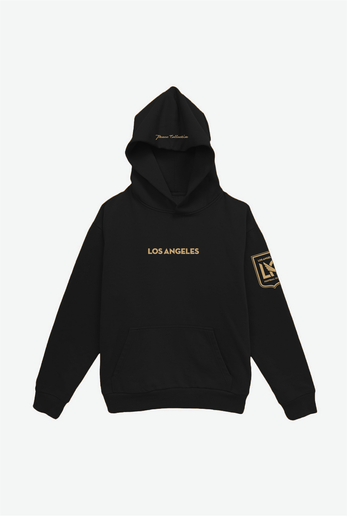 Schwerer Hoodie des Los Angeles FC – Schwarz