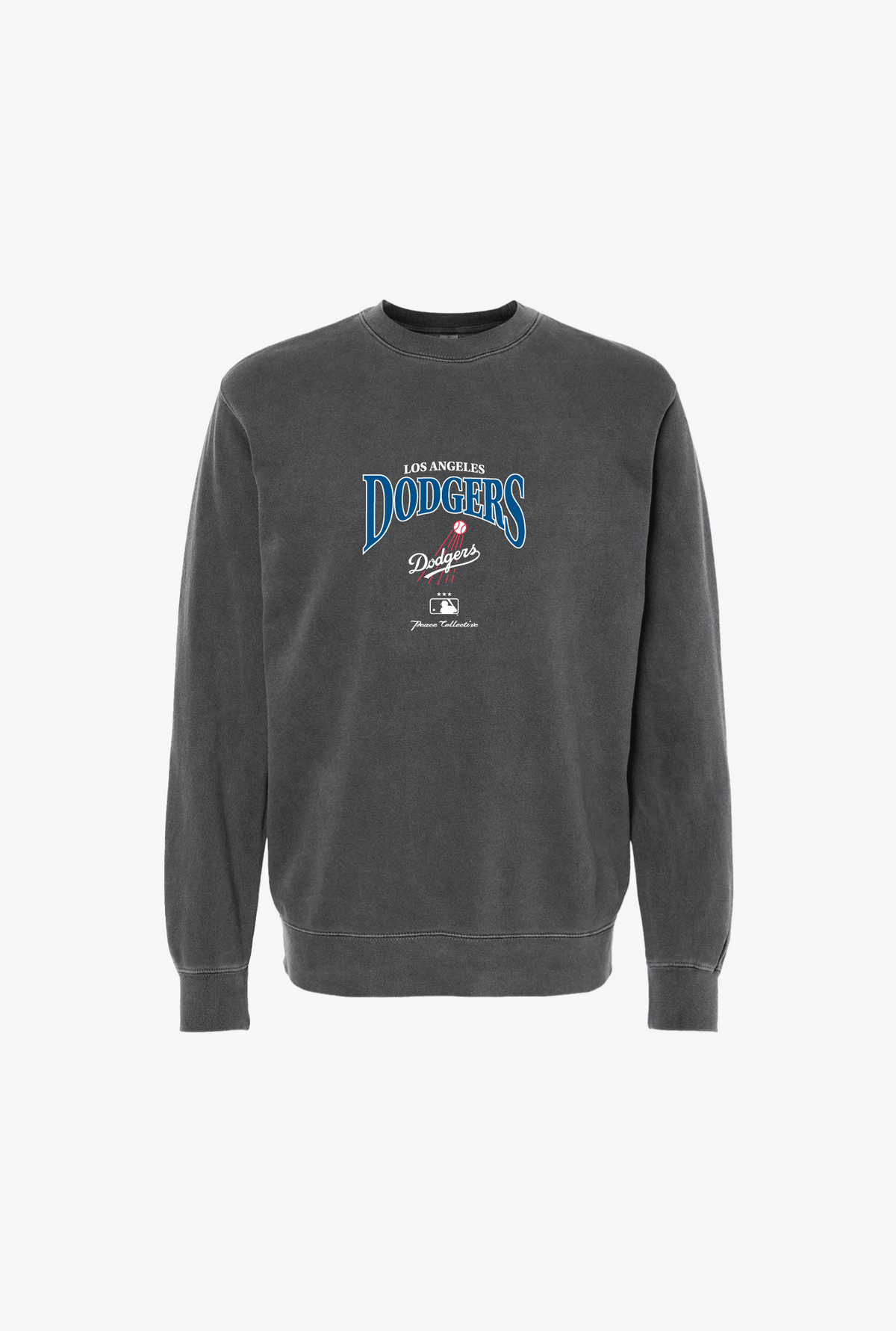 Los Angeles Dodgers Pigment Dye Crewneck - Black