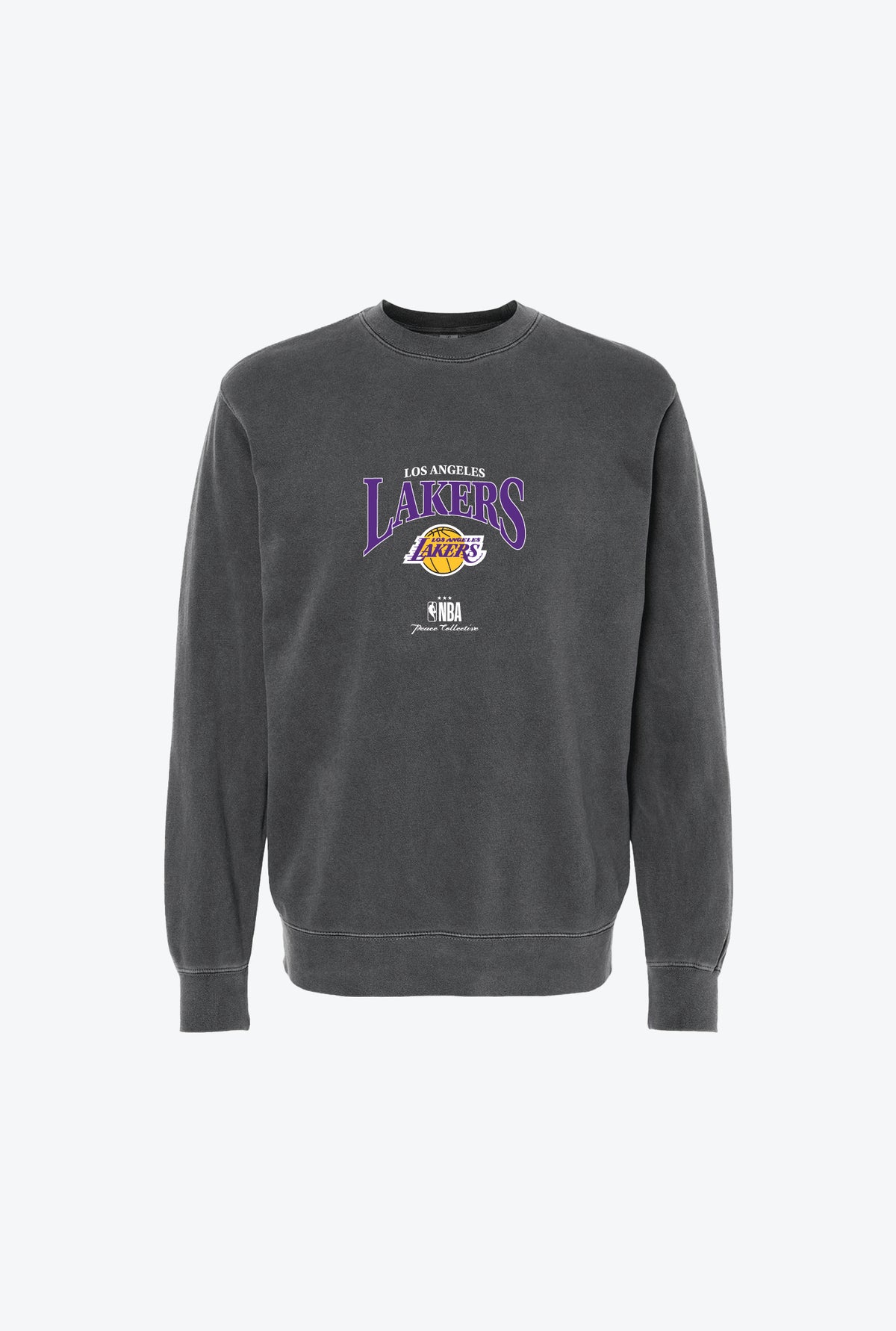 Los Angeles Lakers Pigment Dye Crewneck - Black