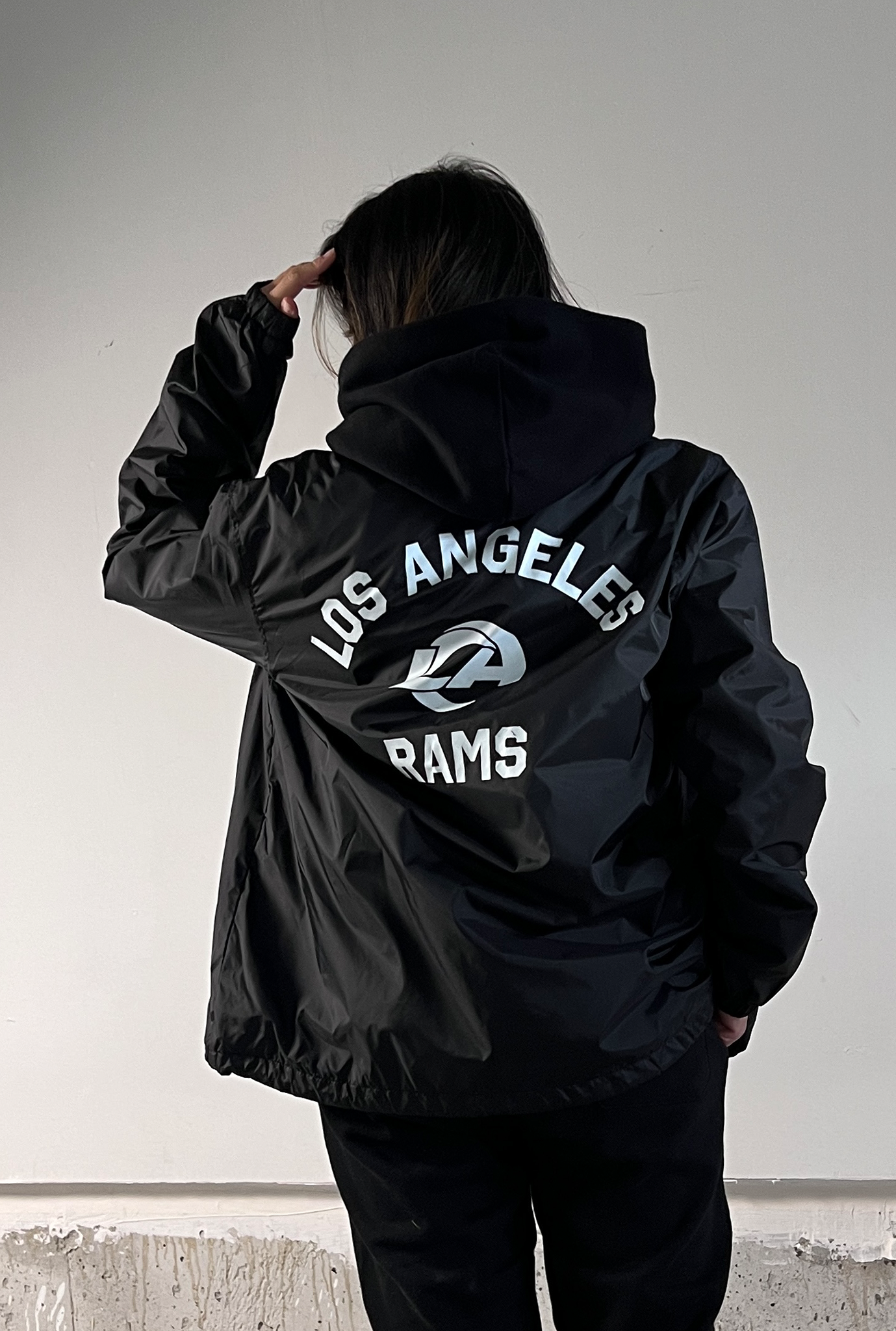 Los Angeles Rams Coach Jacket - Black