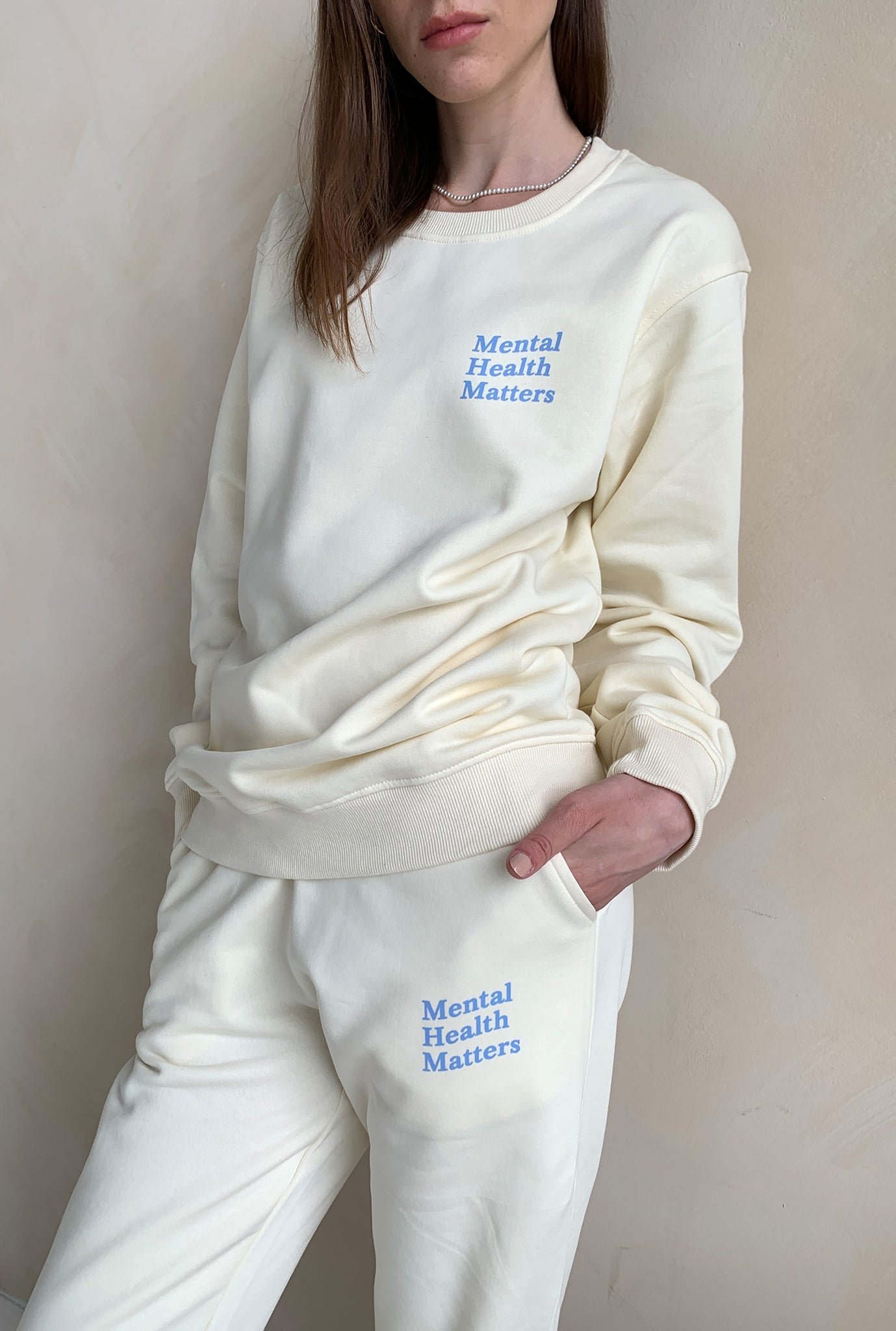 Mental Health Matters Jogger - Ivory