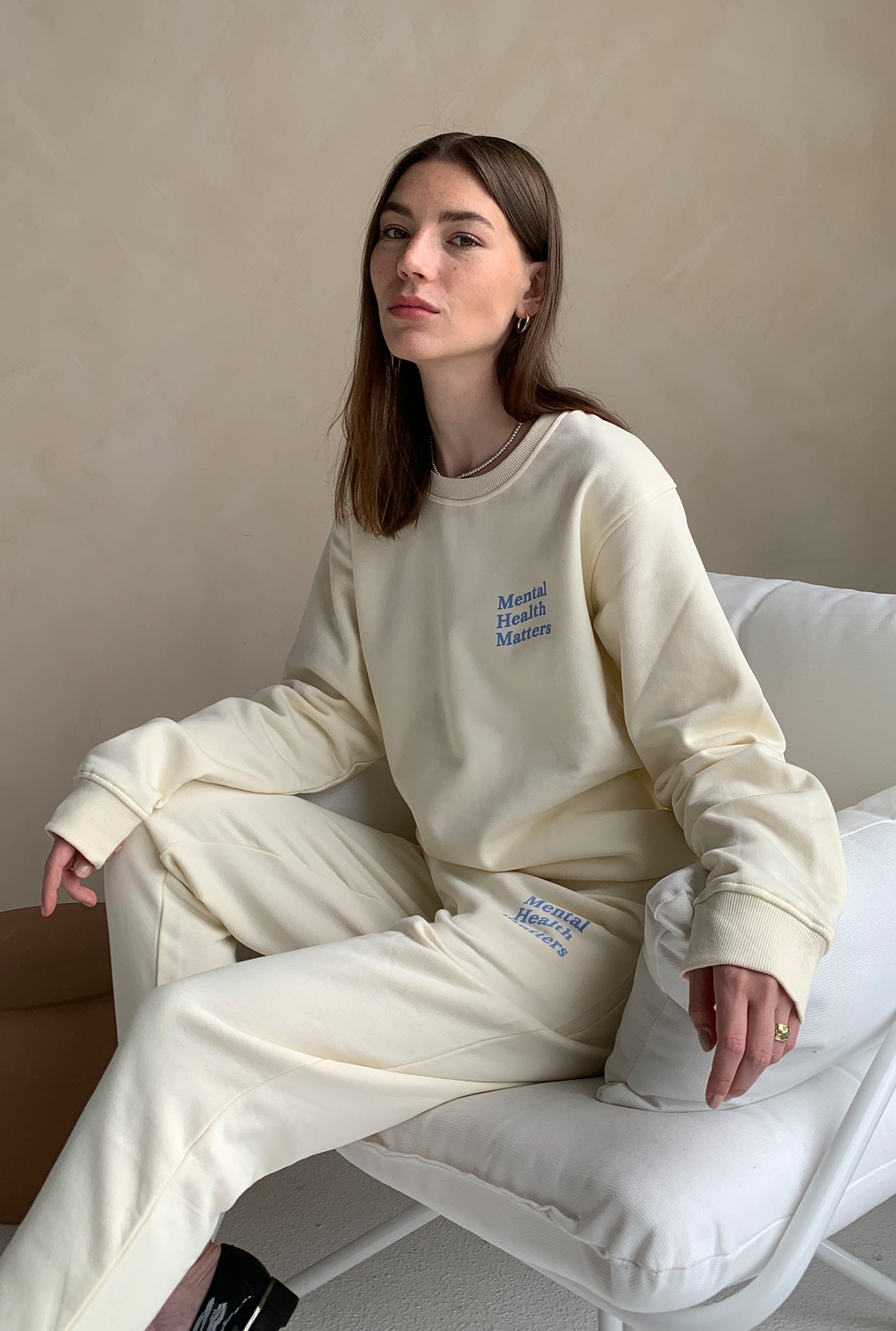Mental Health Matters Jogger - Ivory