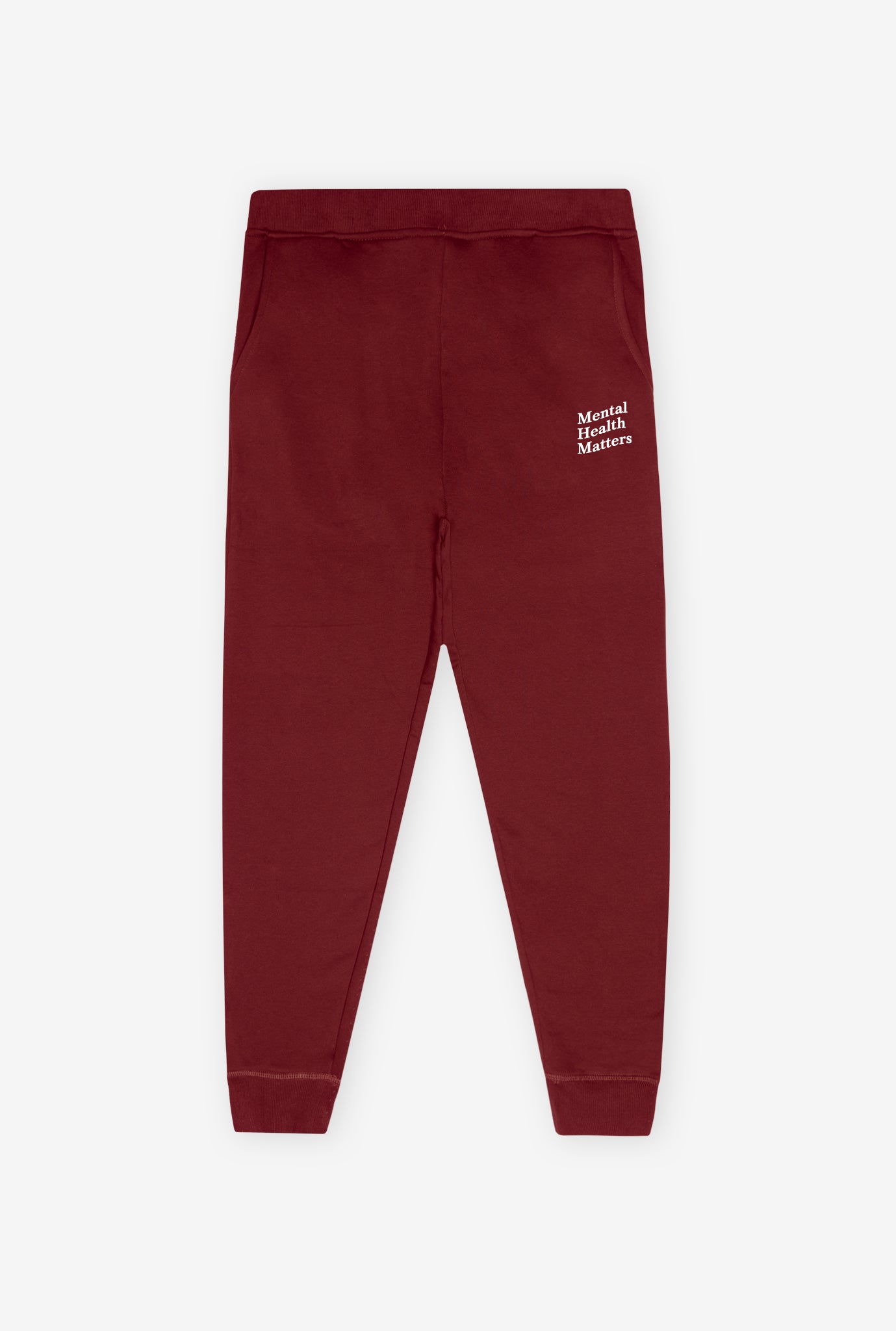 Jogginghose „Mental Health Matters“ - Kastanienbraun