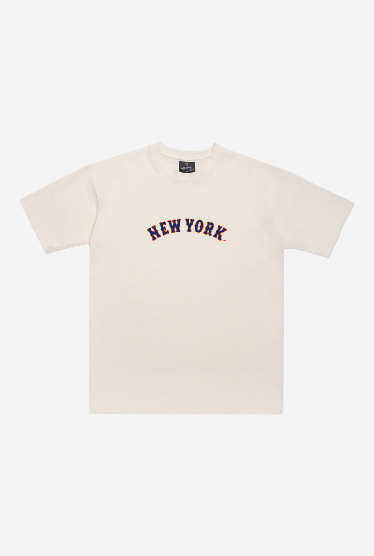 Schweres New York Mets-T-Shirt – Natur
