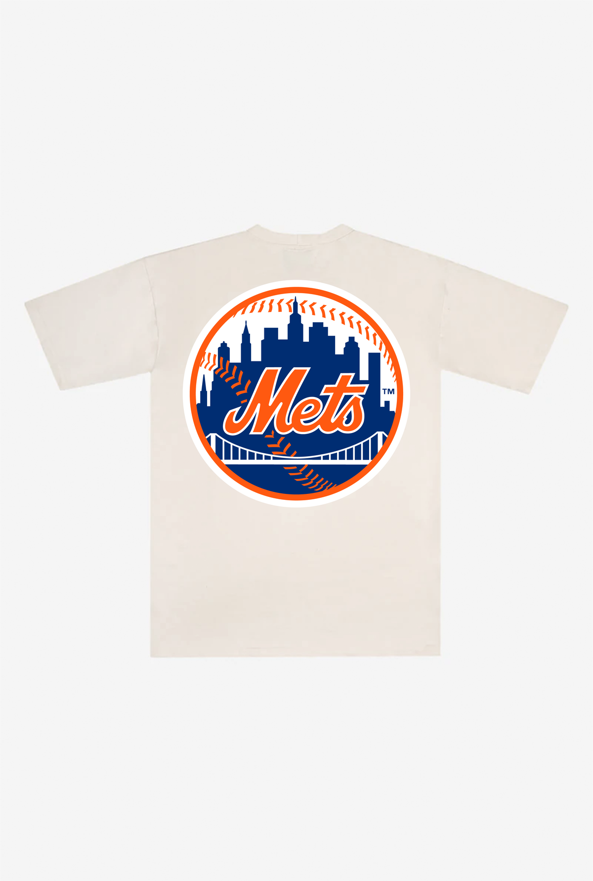 Schweres New York Mets-T-Shirt – Natur