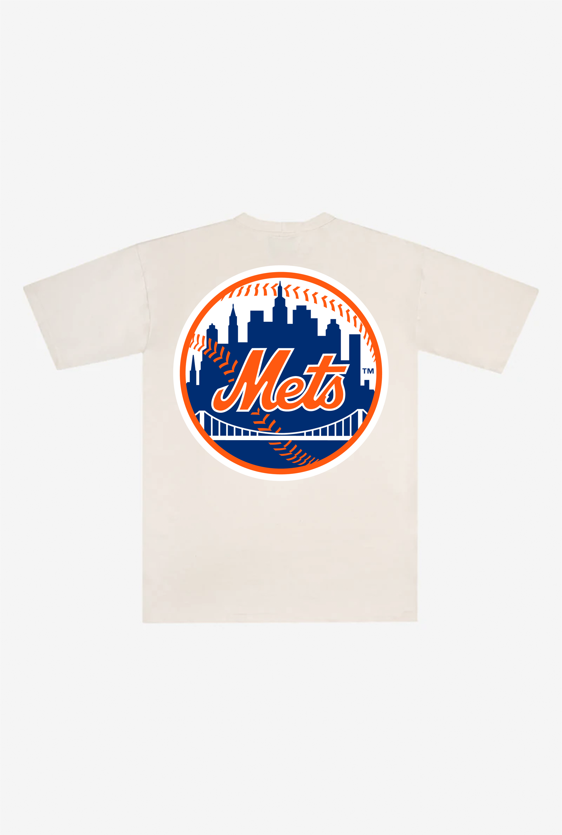 New York Mets Heavyweight T-Shirt - Natural