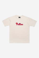 Philadelphia Phillies Heavyweight T-Shirt - Natural