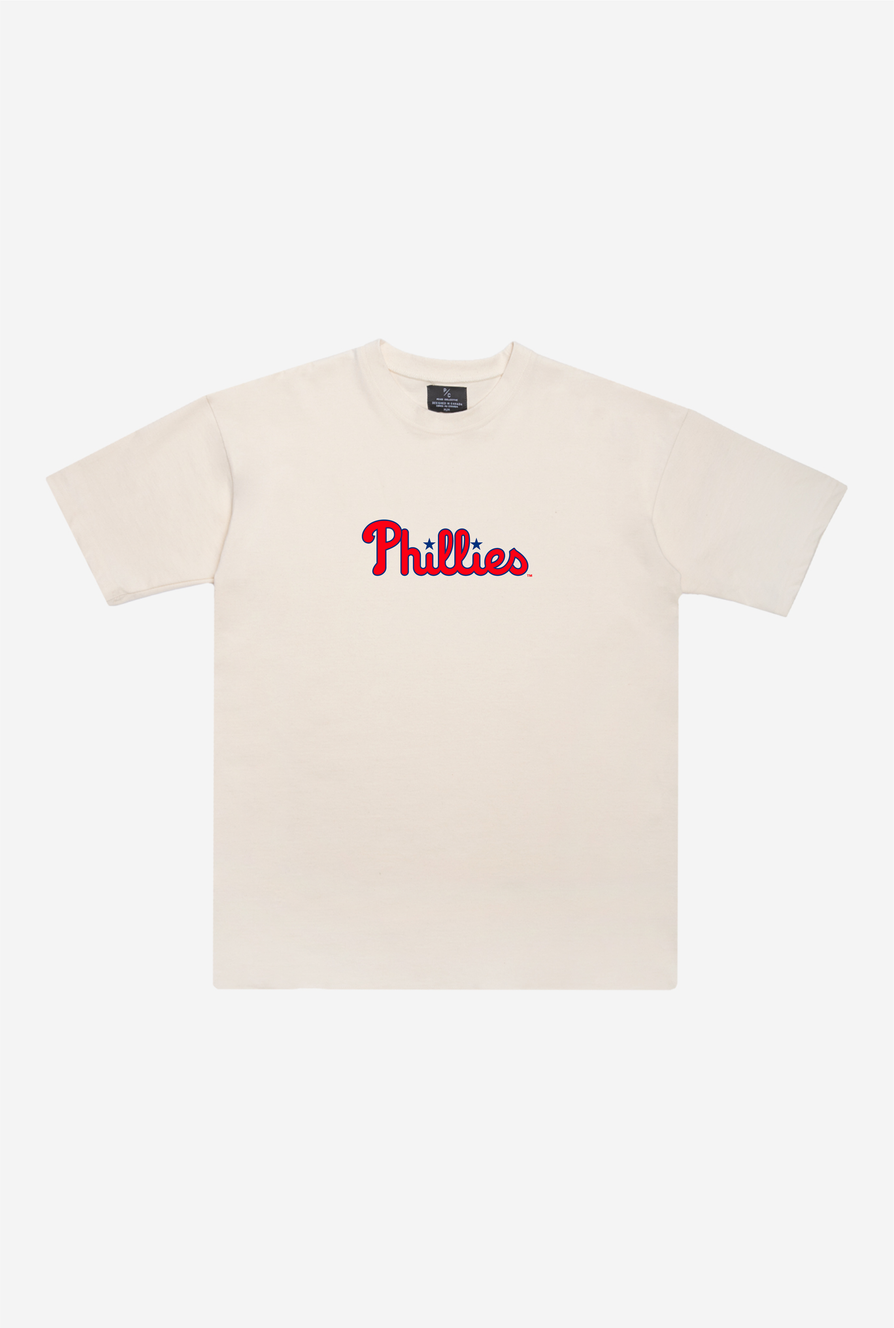 Philadelphia Phillies Heavyweight T-Shirt - Natural