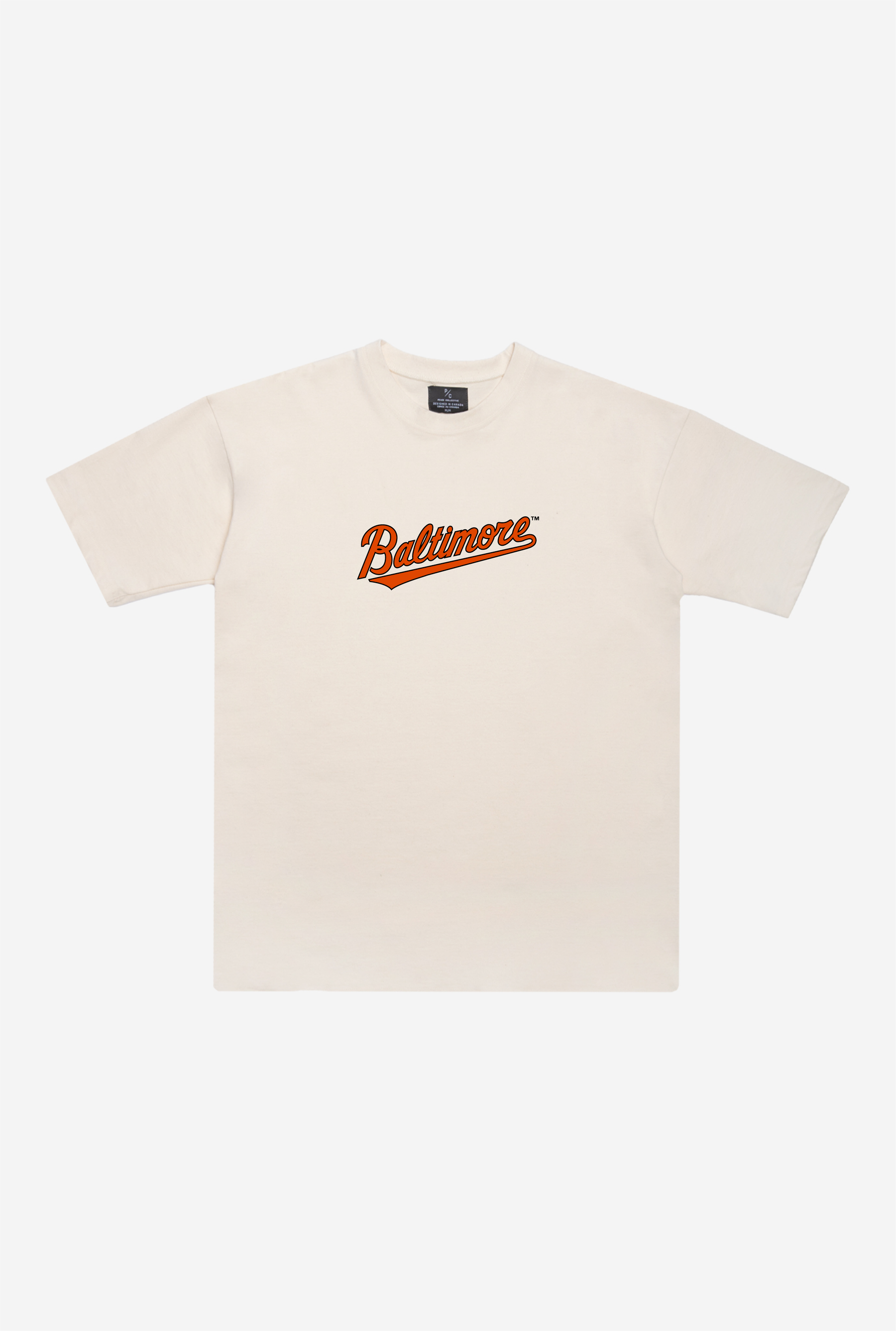 T-shirt épais Baltimore Orioles - Naturel