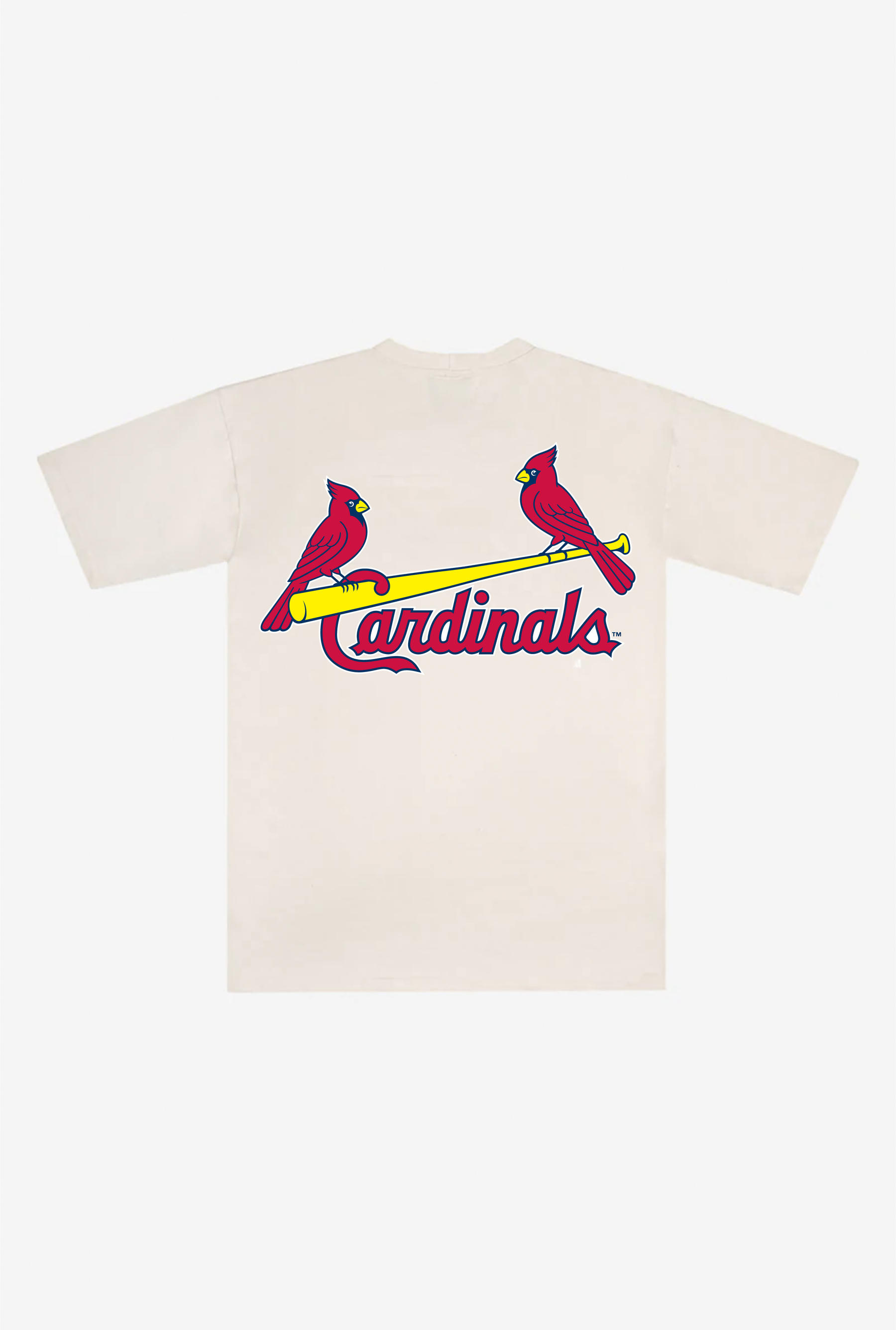 St. Louis Cardinals Schweres T-Shirt - Natur