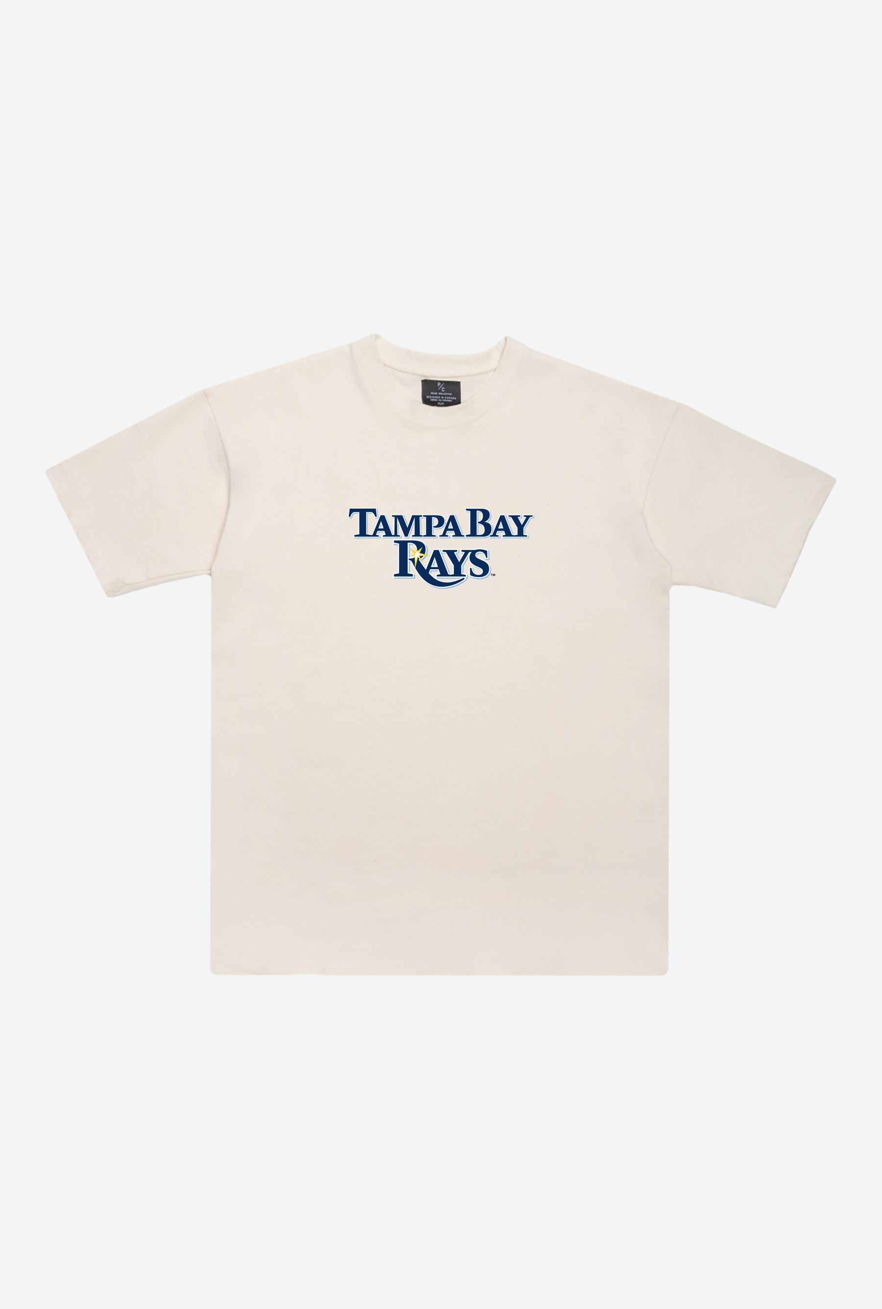 Tampa Bay Rays Schweres T-Shirt – Natur