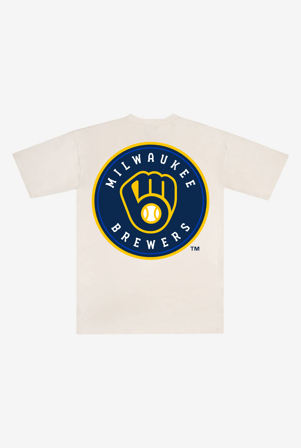 T-shirt épais des Brewers de Milwaukee - Naturel