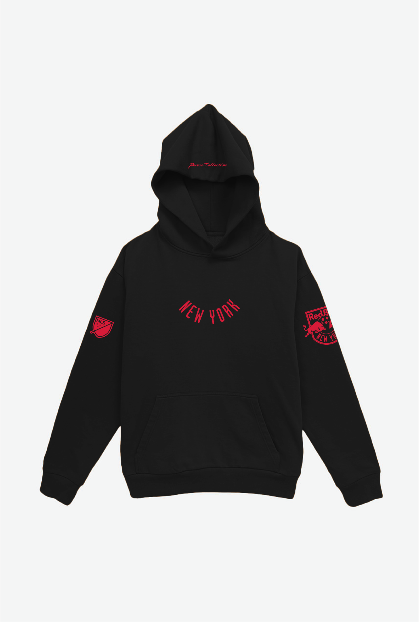 New York Red Bulls Heavyweight Hoodie - Black