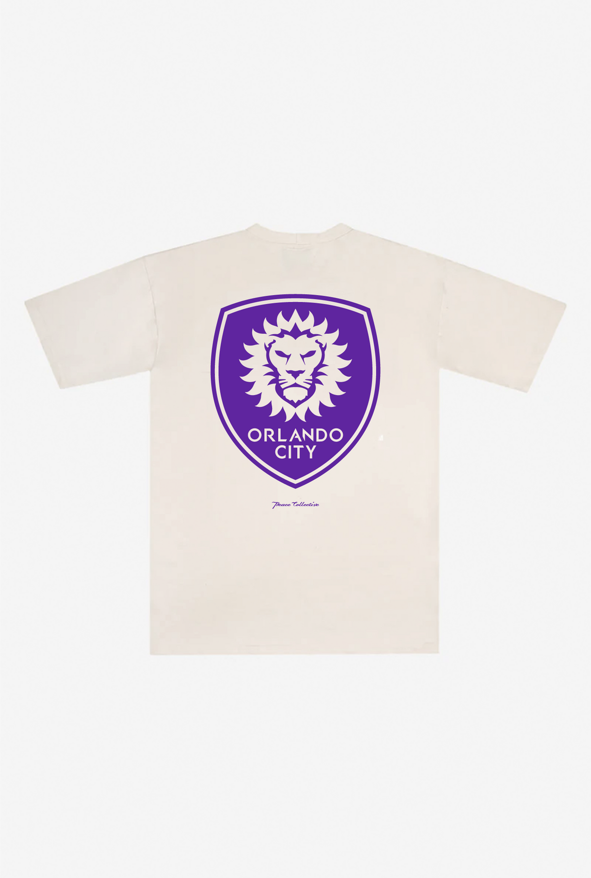 Orlando City SC Schweres T-Shirt – Elfenbein