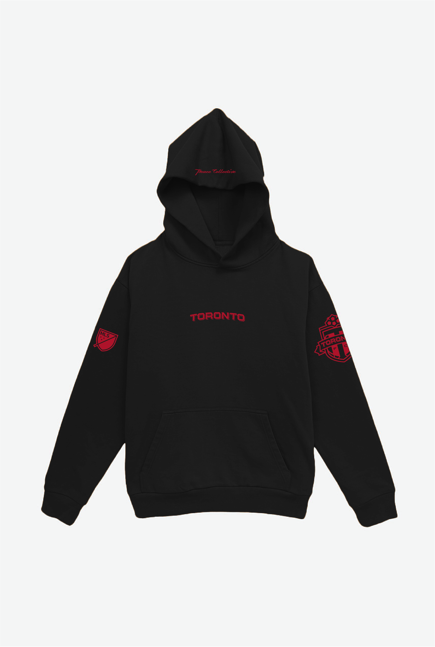 Schwerer Kapuzenpullover des Toronto FC - Schwarz