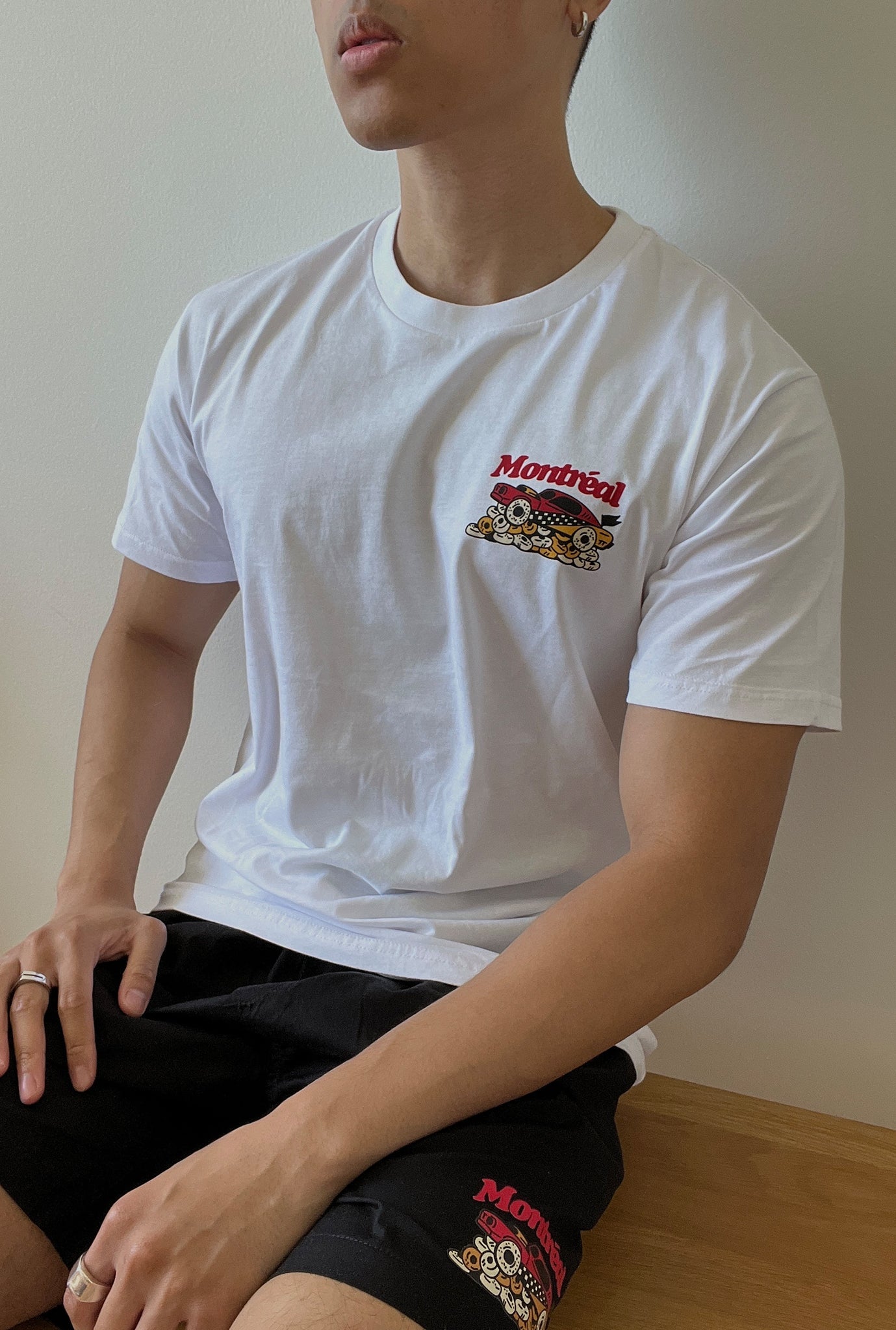 Montreal Grande Prix Bagel Shop T-Shirt - White
