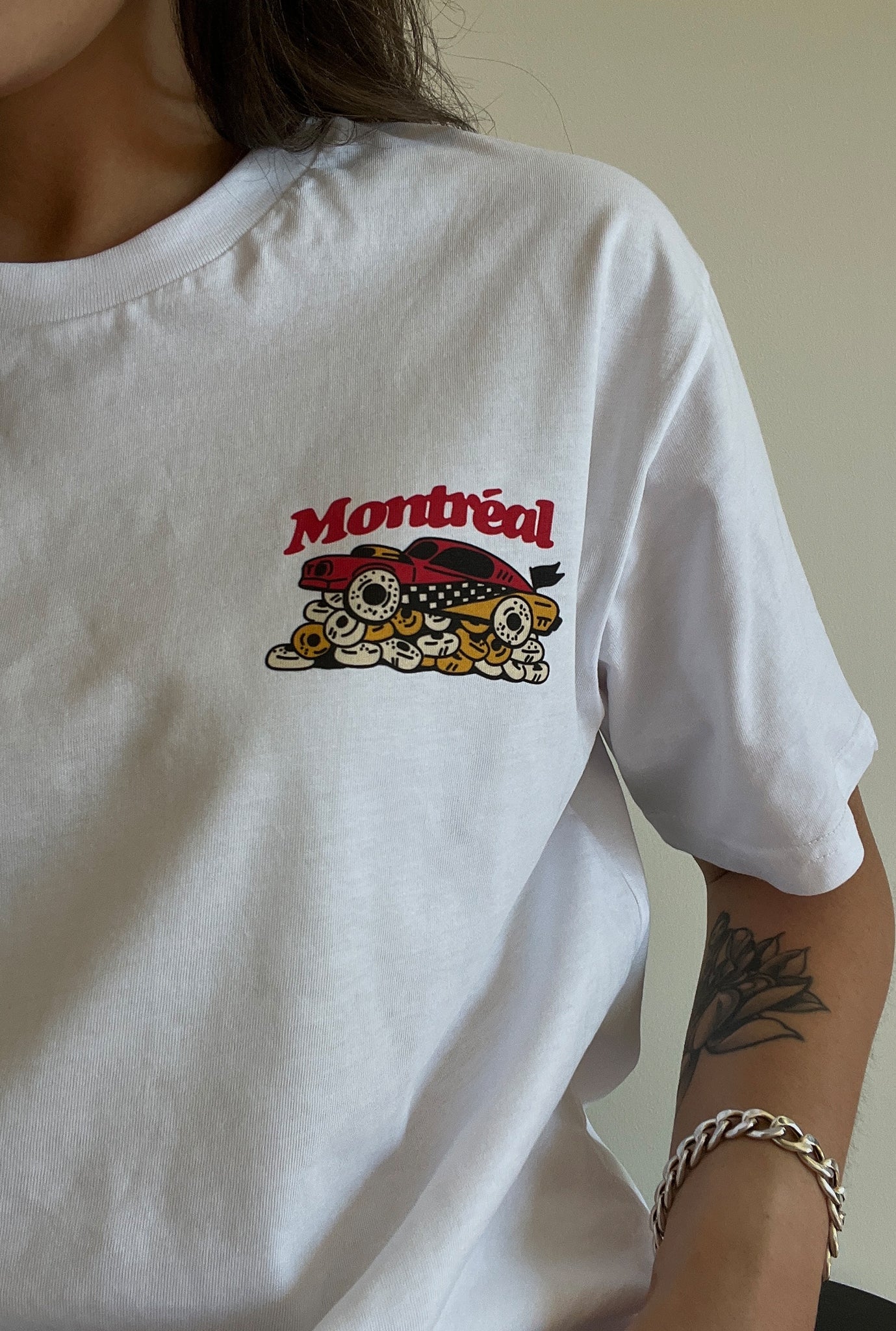 Montreal Grande Prix Bagel Shop T-Shirt - White