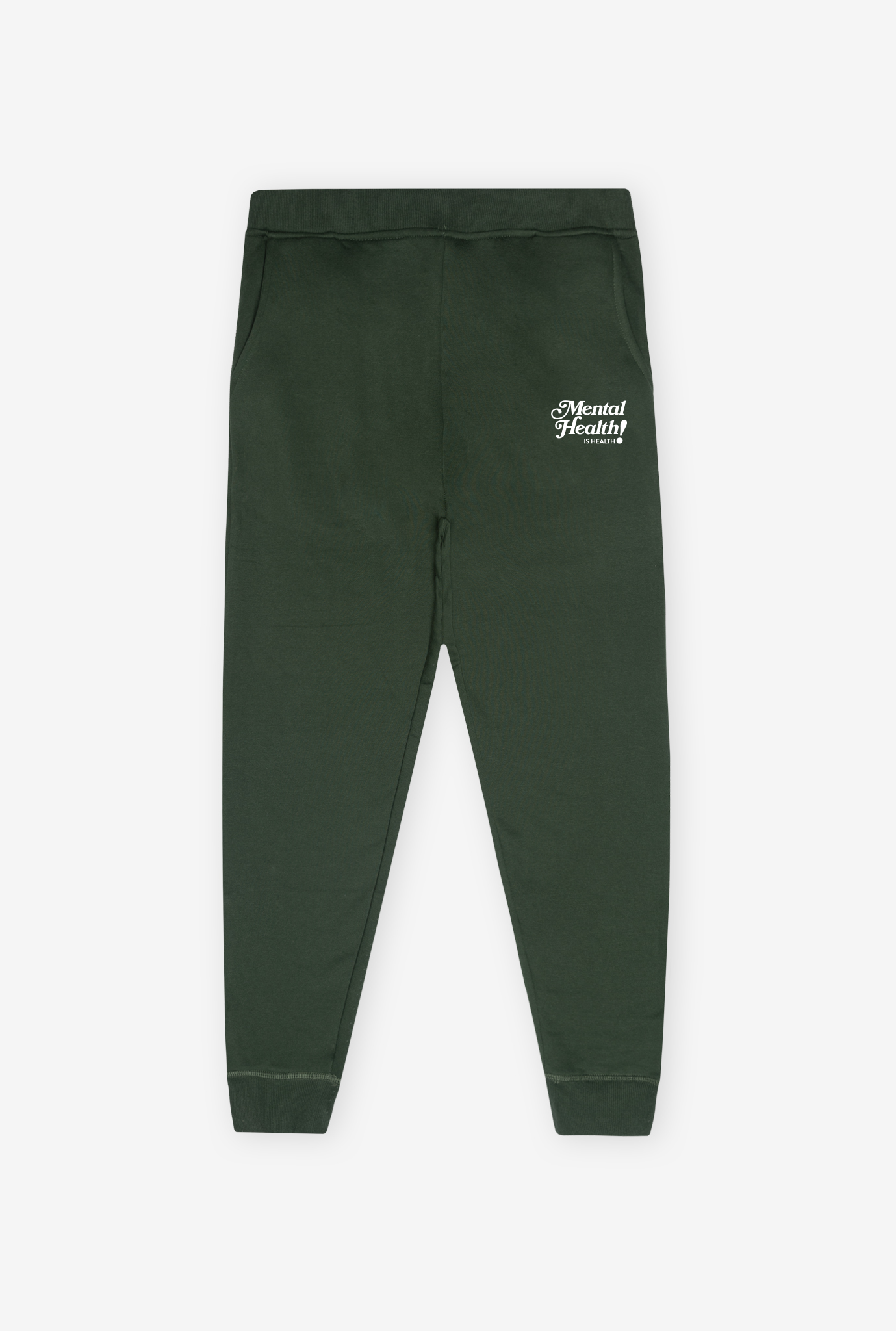 Mental Health is Health! Jogger - Forest Green