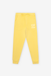 Mental Health is Health Pigment Dye Joggers - Yellow