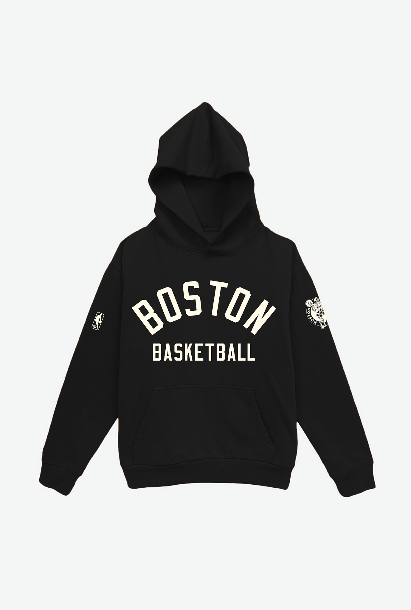 Boston Celtics Heavyweight Hoodie - Black