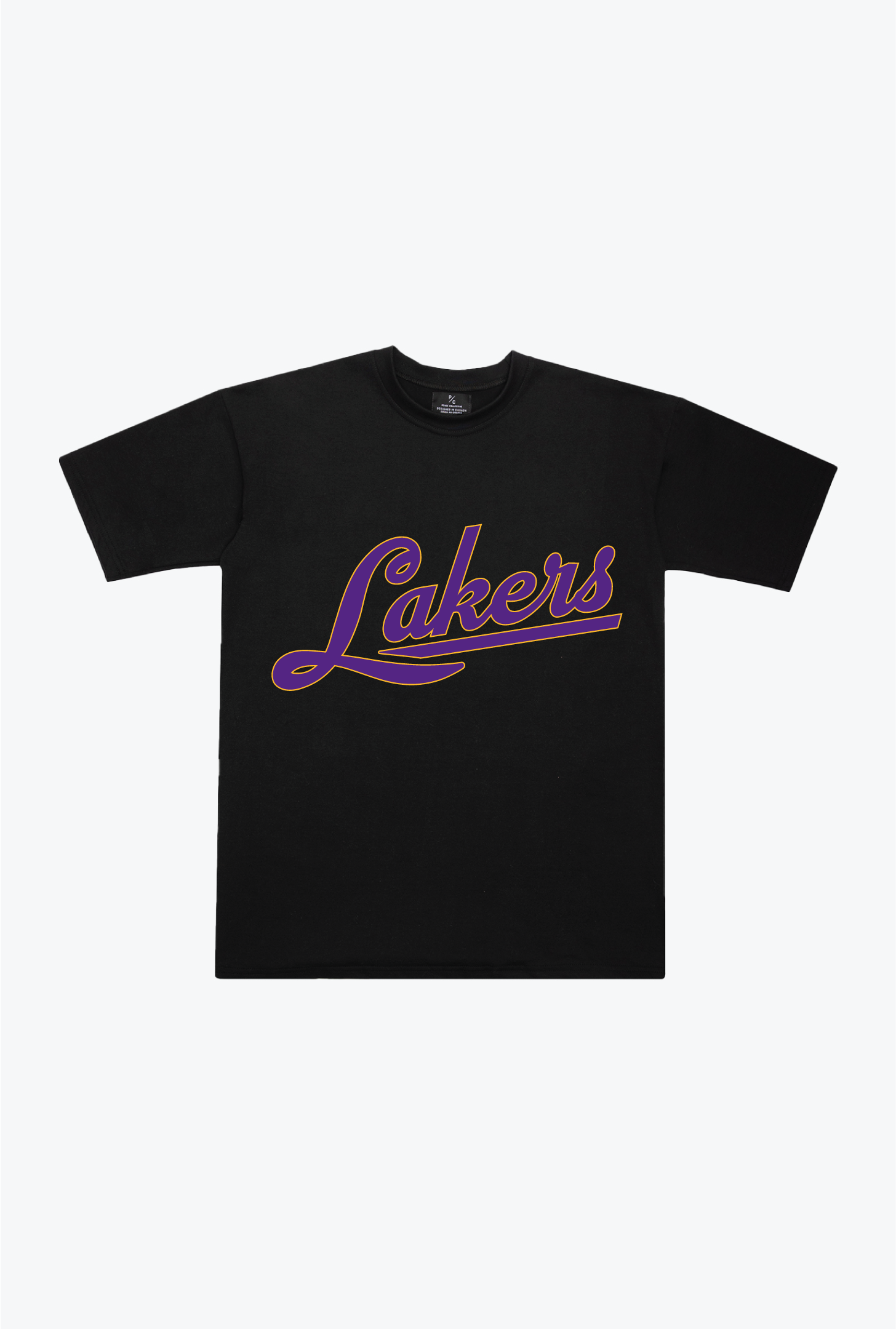 Los Angeles Lakers Heavyweight T-Shirt - Black