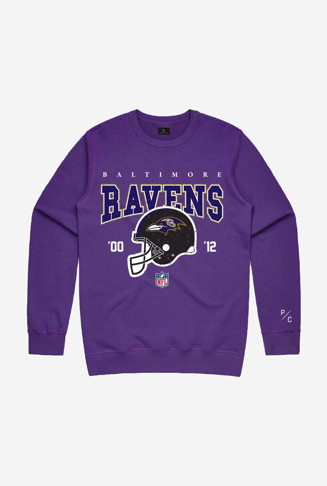 Baltimore Ravens Vintage Rundhalsausschnitt - Lila