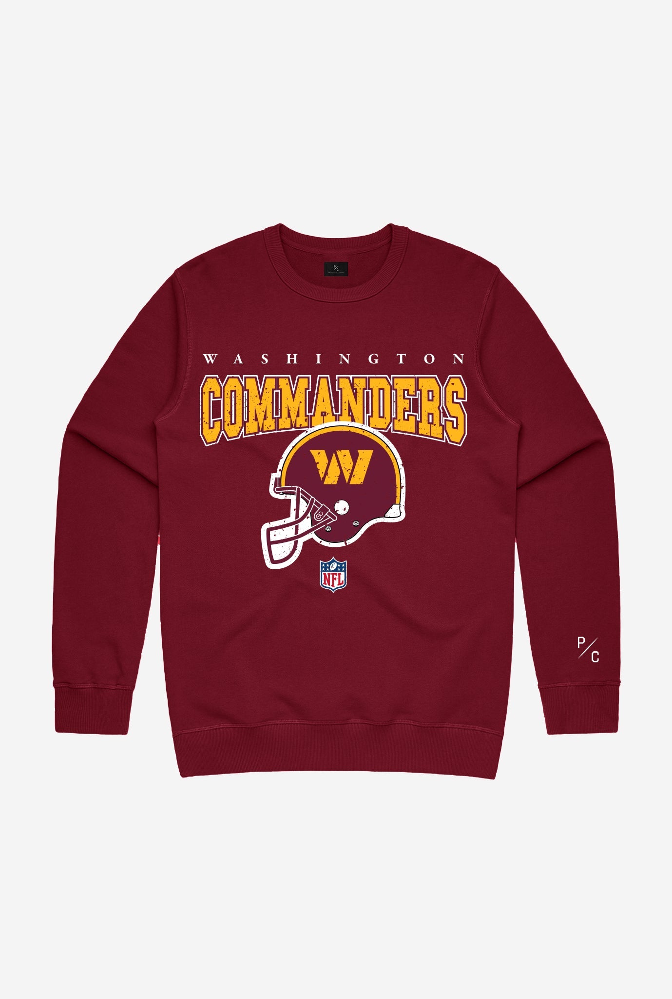 Pull ras du cou vintage Washington Commanders - Bordeaux