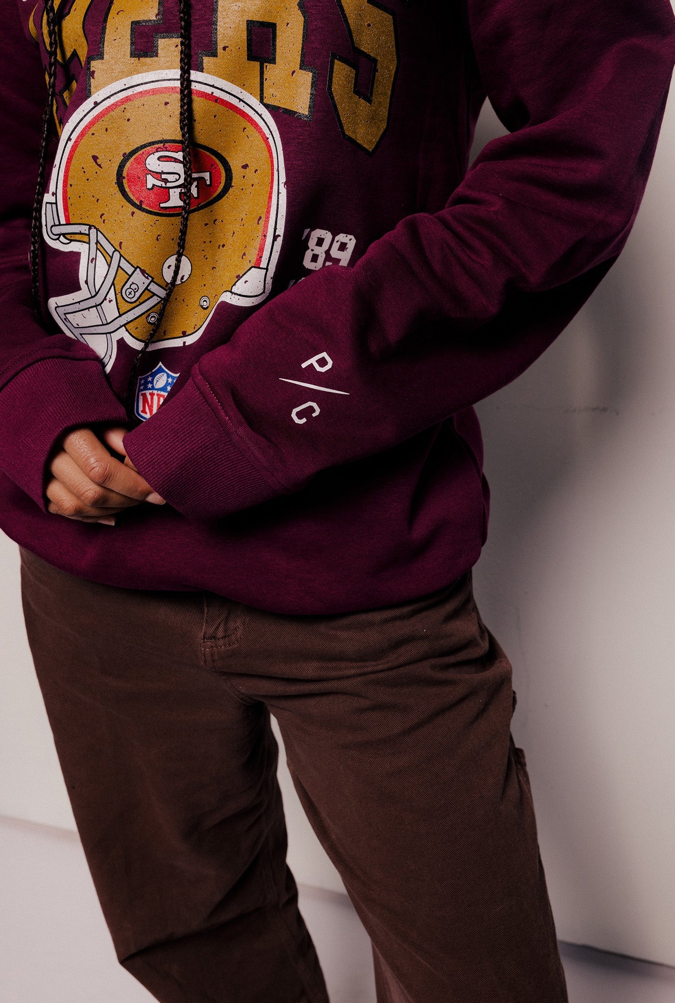 San Francisco 49ers Vintage Crewneck - Maroon