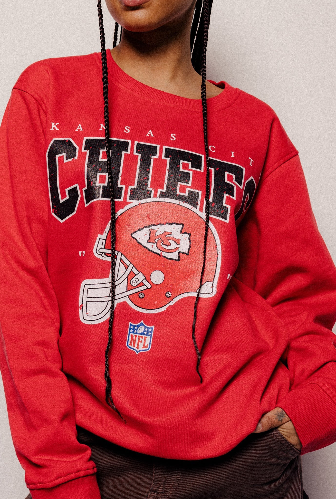 Kansas City Chiefs Vintage Crewneck - Red