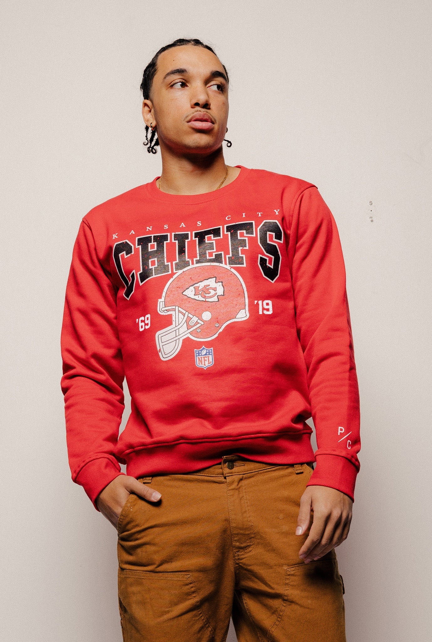 Kansas City Chiefs Vintage Crewneck - Red