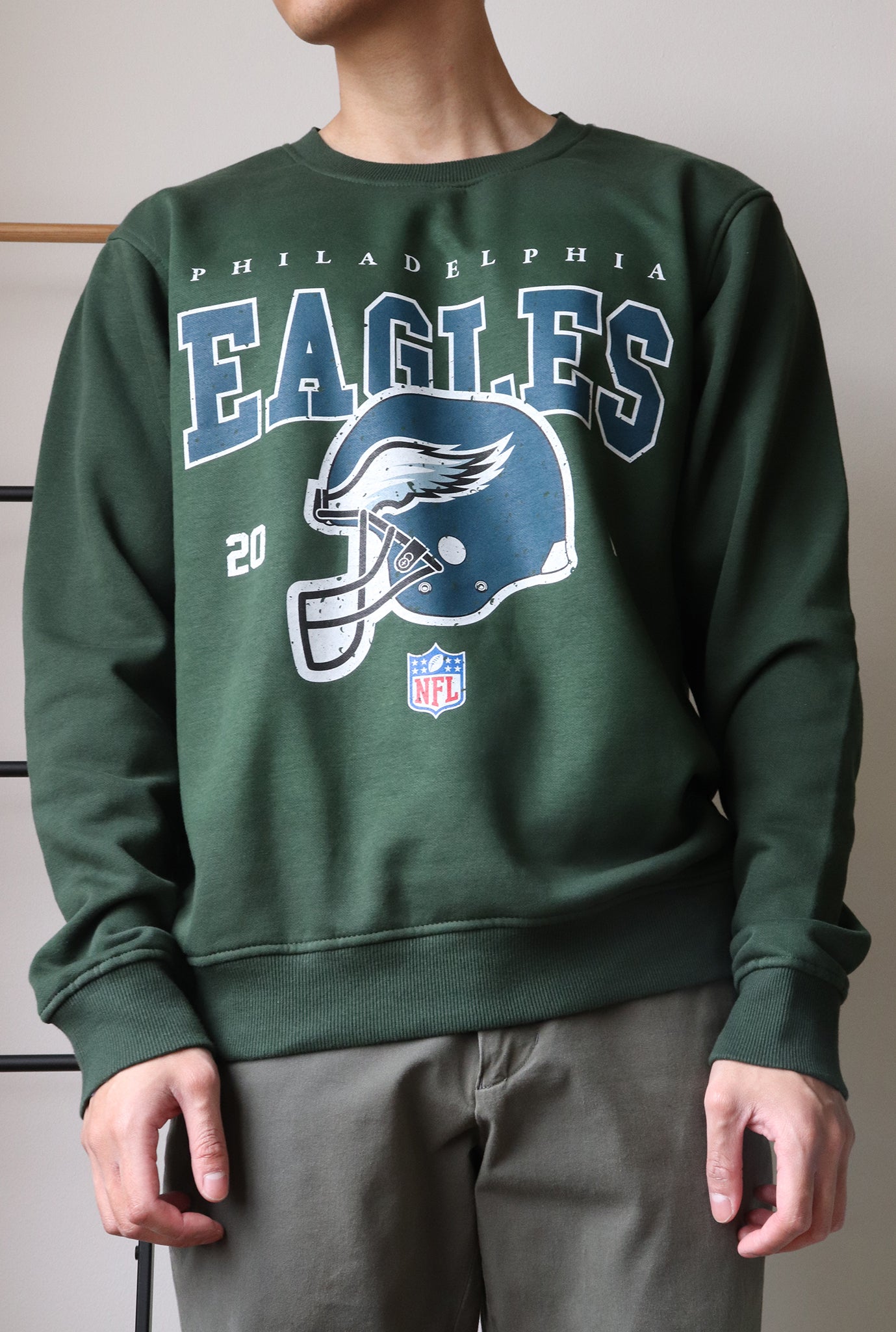 Philadelphia Eagles Vintage Crewneck - Forest Green